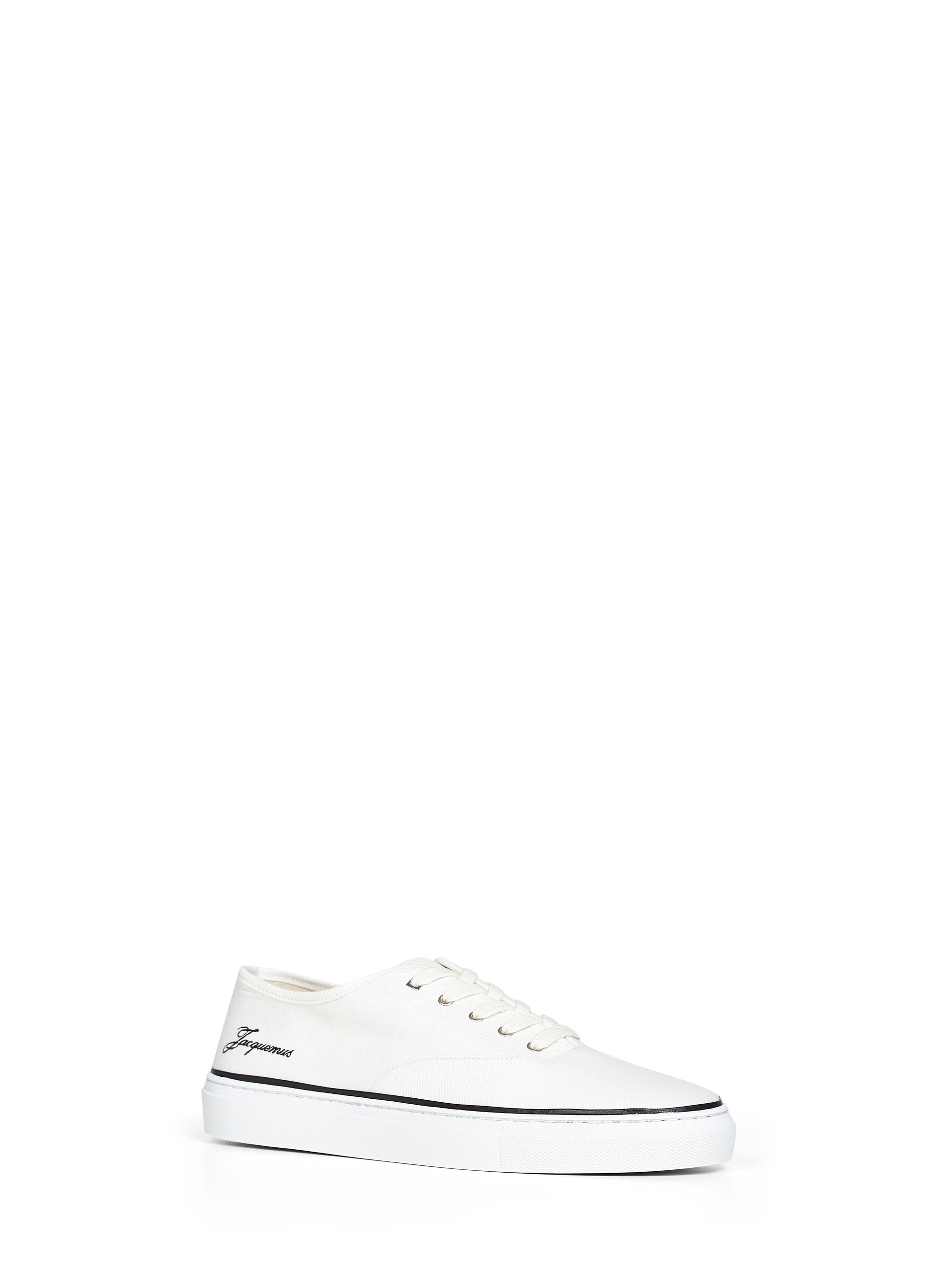 Jacquemus Men Ivory Canvas The Féfé Skate Sneakers JACQUEMUS