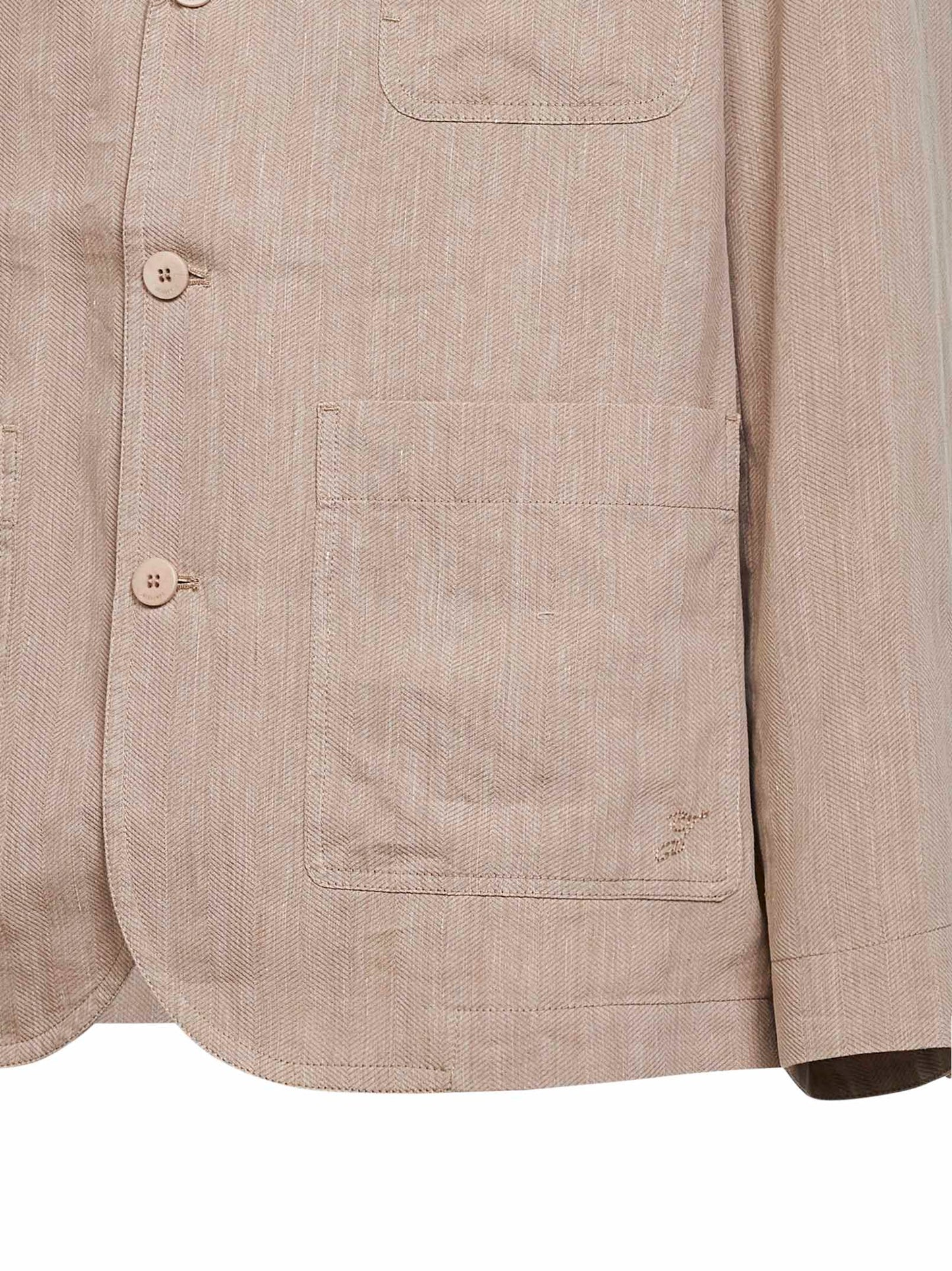 Jacquemus Men Beige The Pastro Unstructured Jacket JACQUEMUS