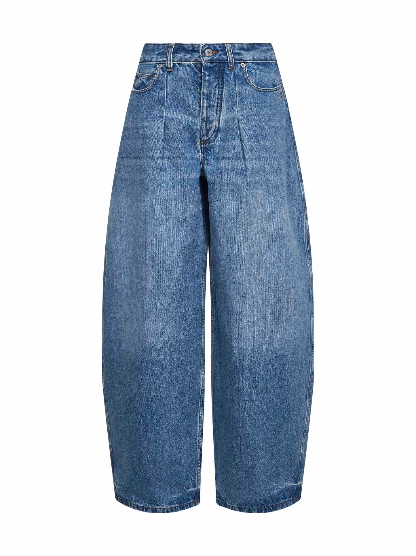 Jacquemus Women Blue The Ovalo De-Nîmes Denim Jeans JACQUEMUS