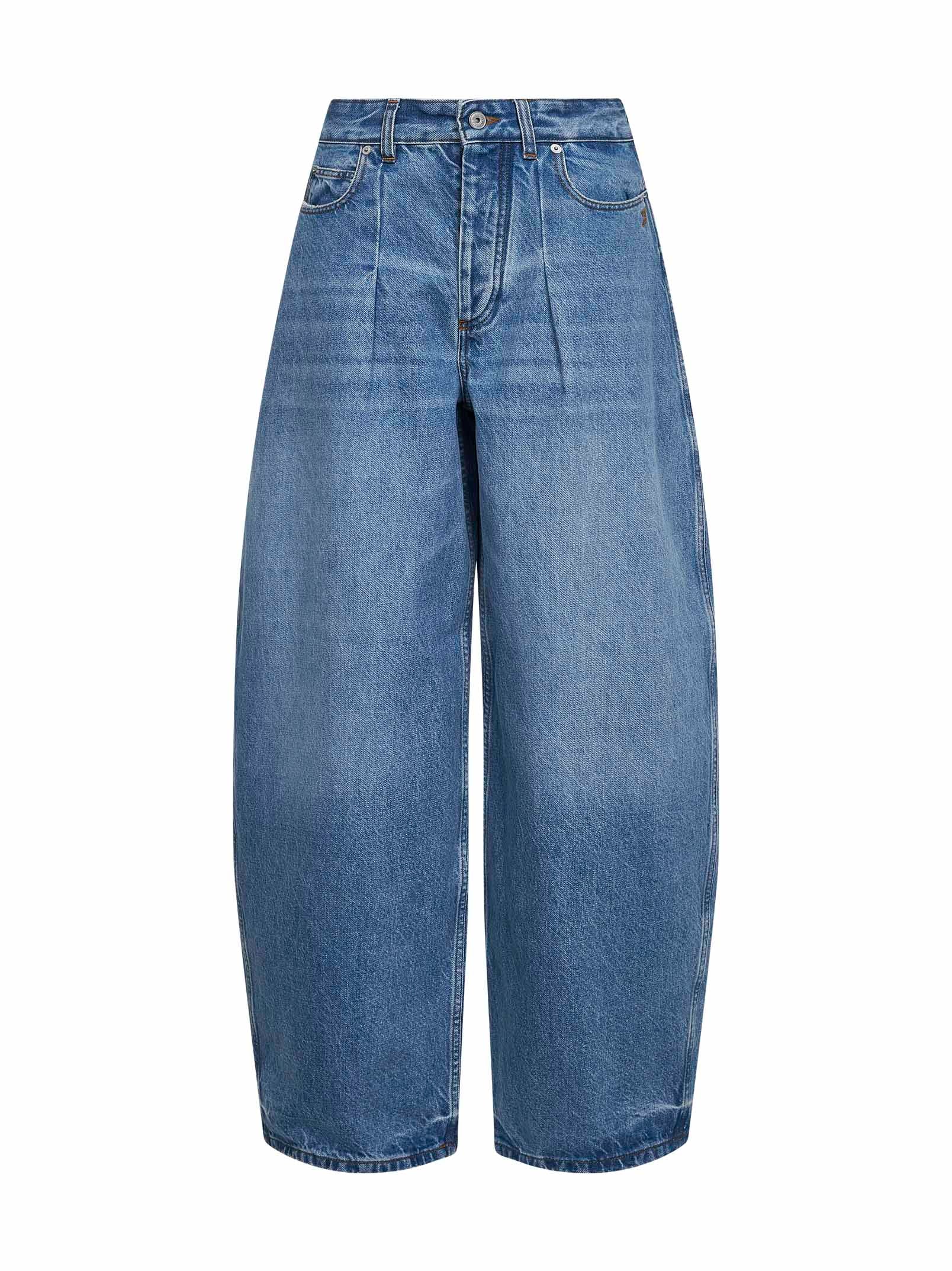 Jacquemus Women Blue The Ovalo De-Nîmes Denim Jeans JACQUEMUS