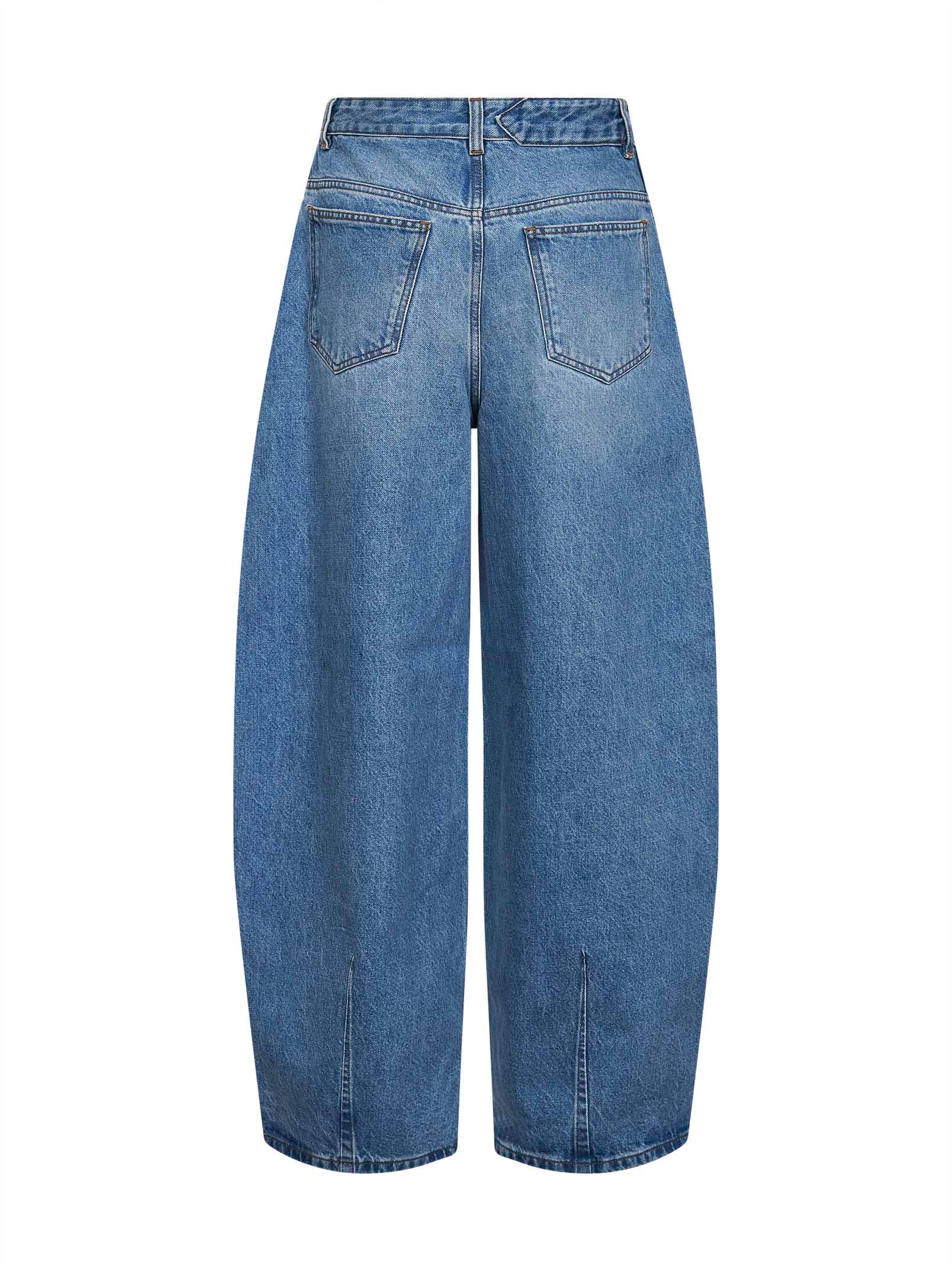 Jacquemus Women Blue The Ovalo De-Nîmes Denim Jeans JACQUEMUS