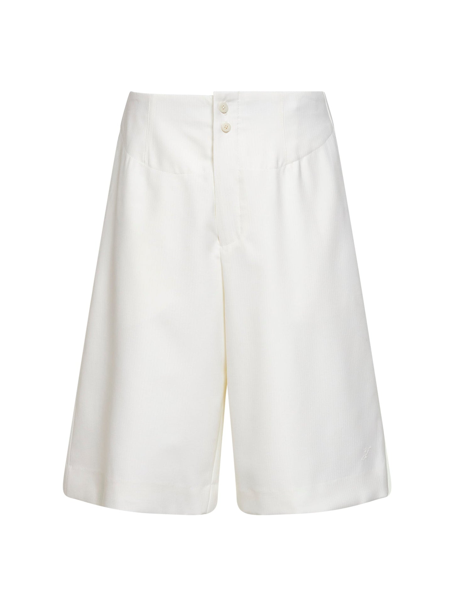 Jacquemus Men White The Moisson Tailored Bermuda Shorts JACQUEMUS