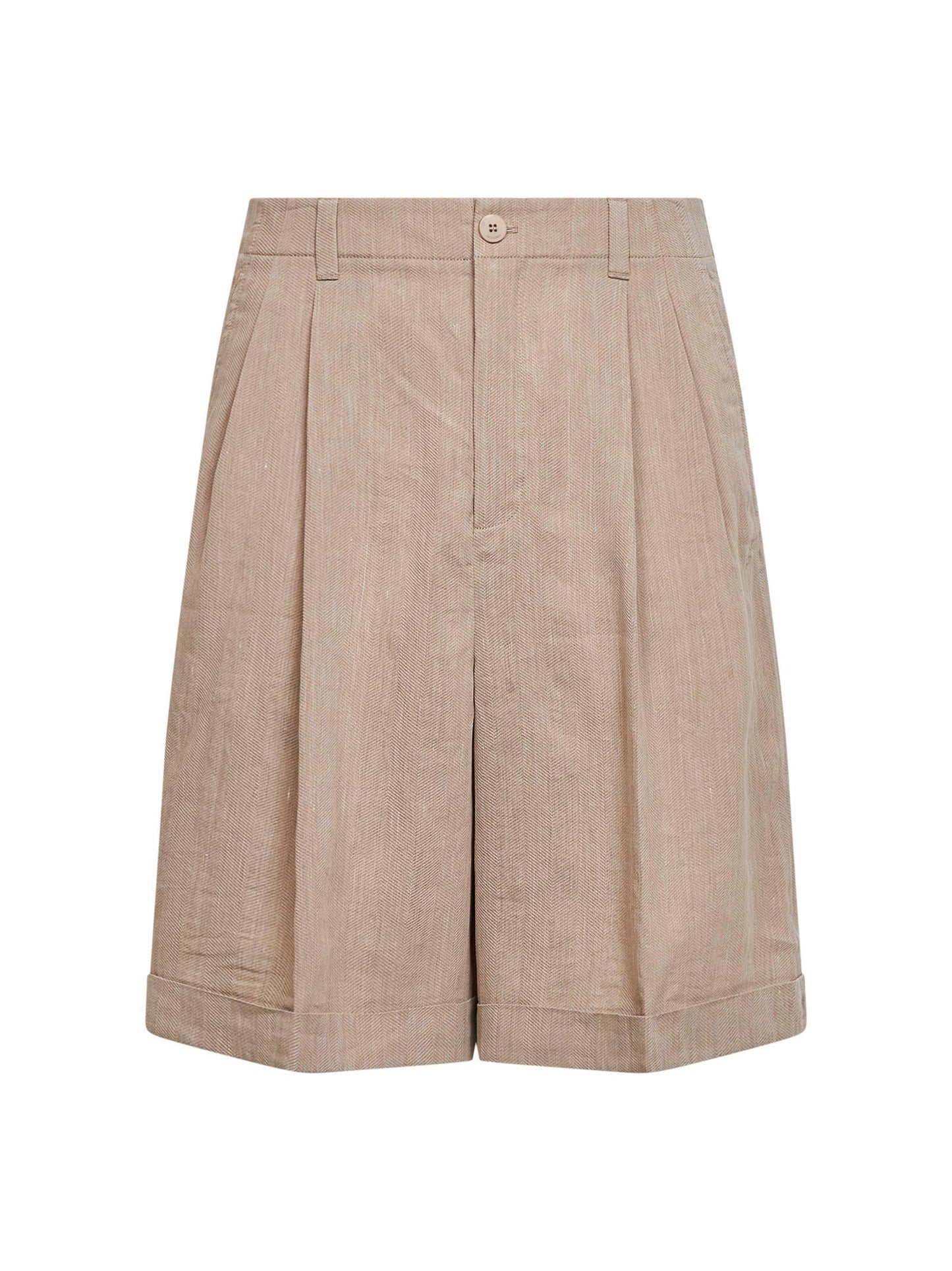 Jacquemus Men Beige The Pastro Bermuda Shorts With Pleats JACQUEMUS