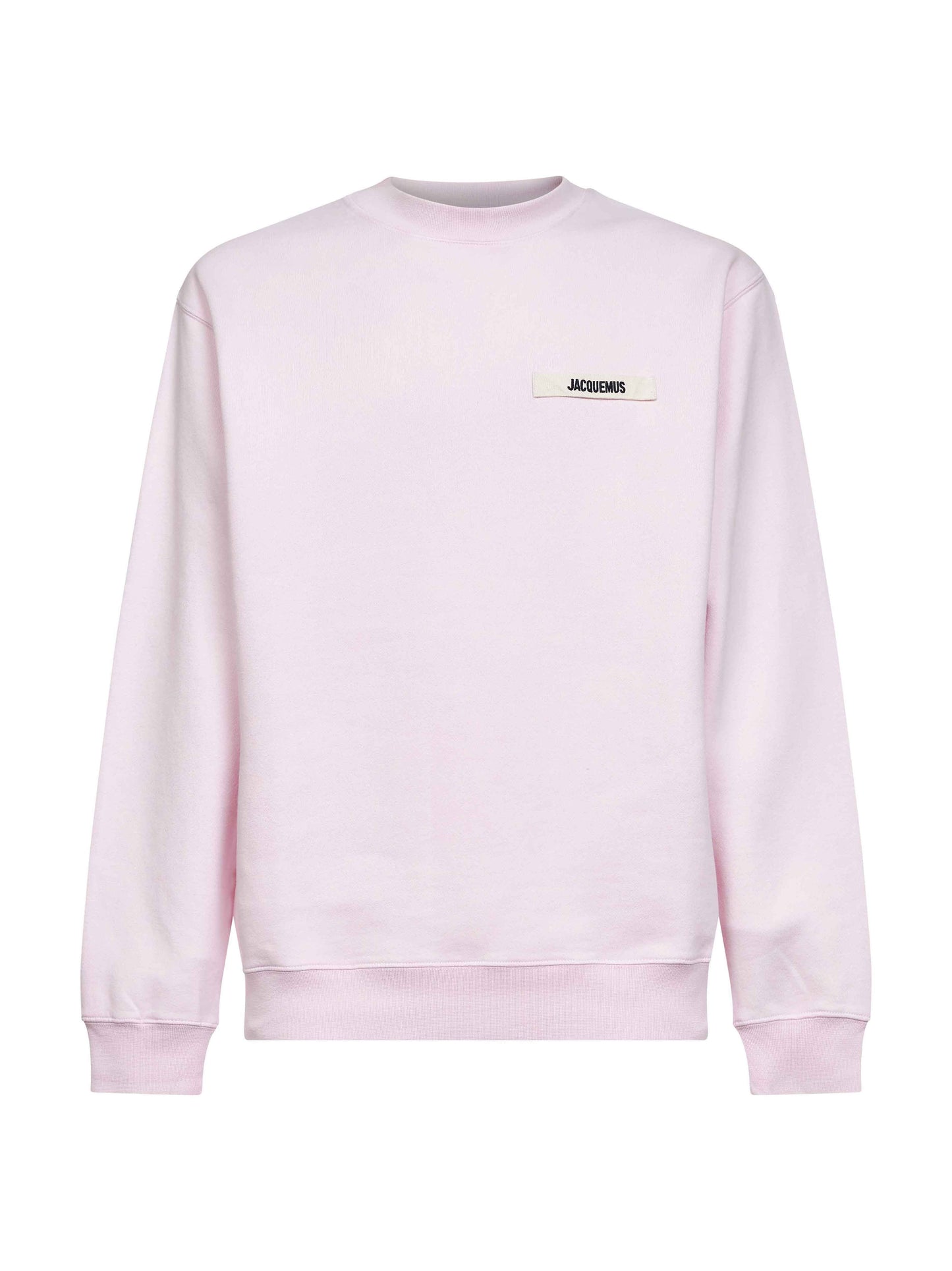 Jacquemus Men Pink Organic Cotton Fleece The Gros Grain Sweatshirt
