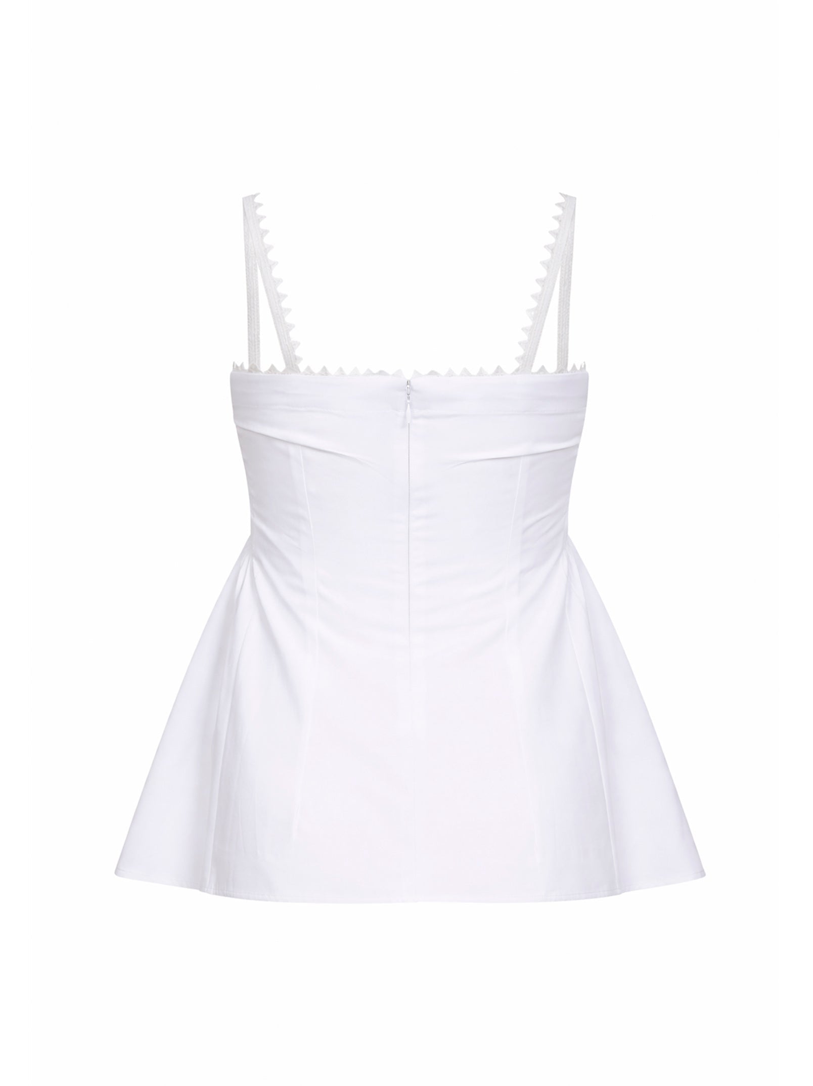 Jacquemus Women White The Traversin Peplum Camisole Top JACQUEMUS