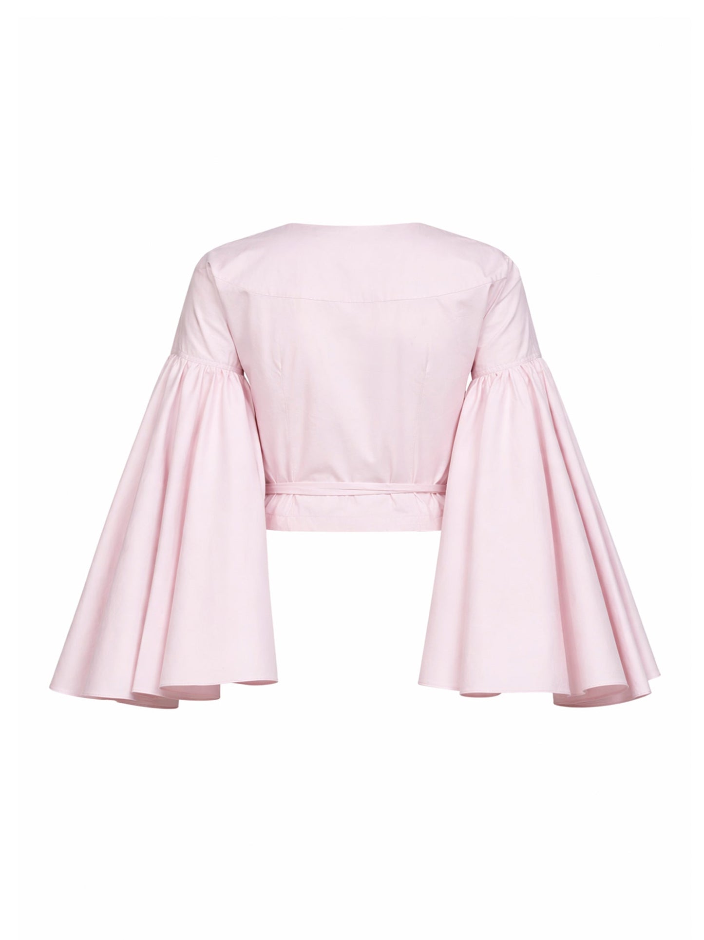Jacquemus Women Light Pink The Paysan Ruffled Wrap Top JACQUEMUS
