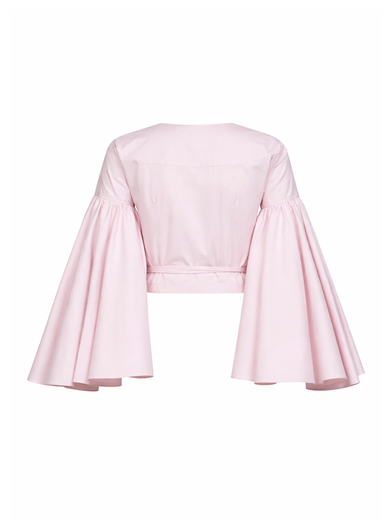 Jacquemus Women Light Pink The Paysan Ruffled Wrap Top JACQUEMUS