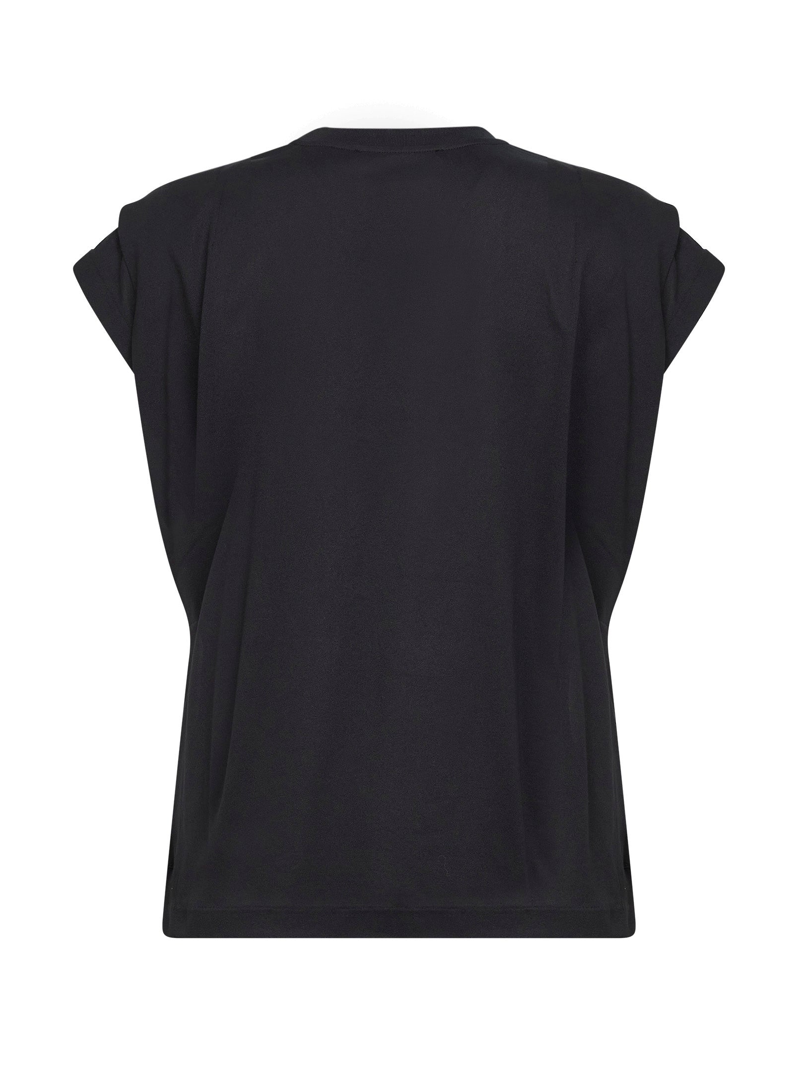Jacquemus Women Black Paper-Effect Jersey The Ventadou Boxy Tank Top JACQUEMUS