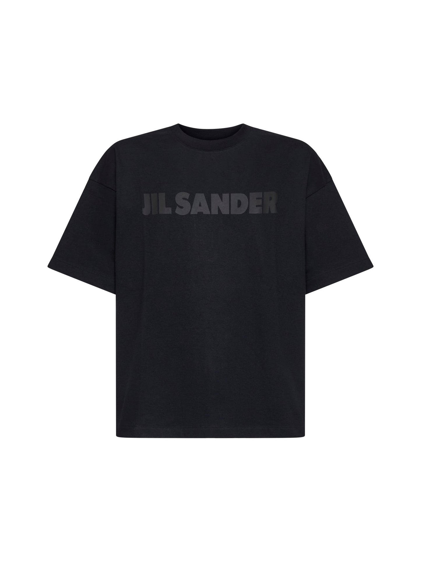 Jil Sander Men Black Printed Logo T-Shirt JIL SANDER