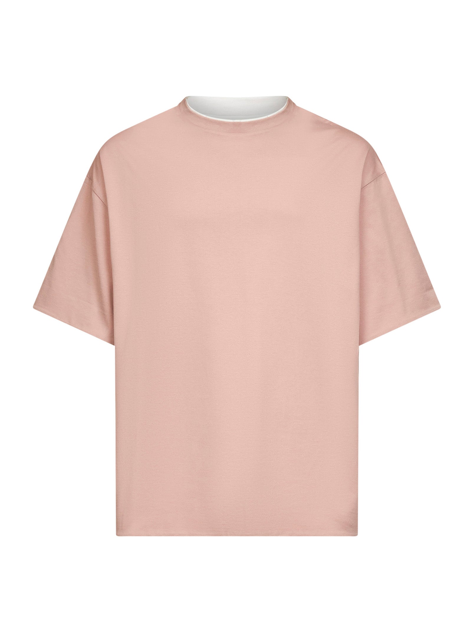 Jil Sander Men Two-Tone Compact Jersey Reversible T-Shirt JIL SANDER