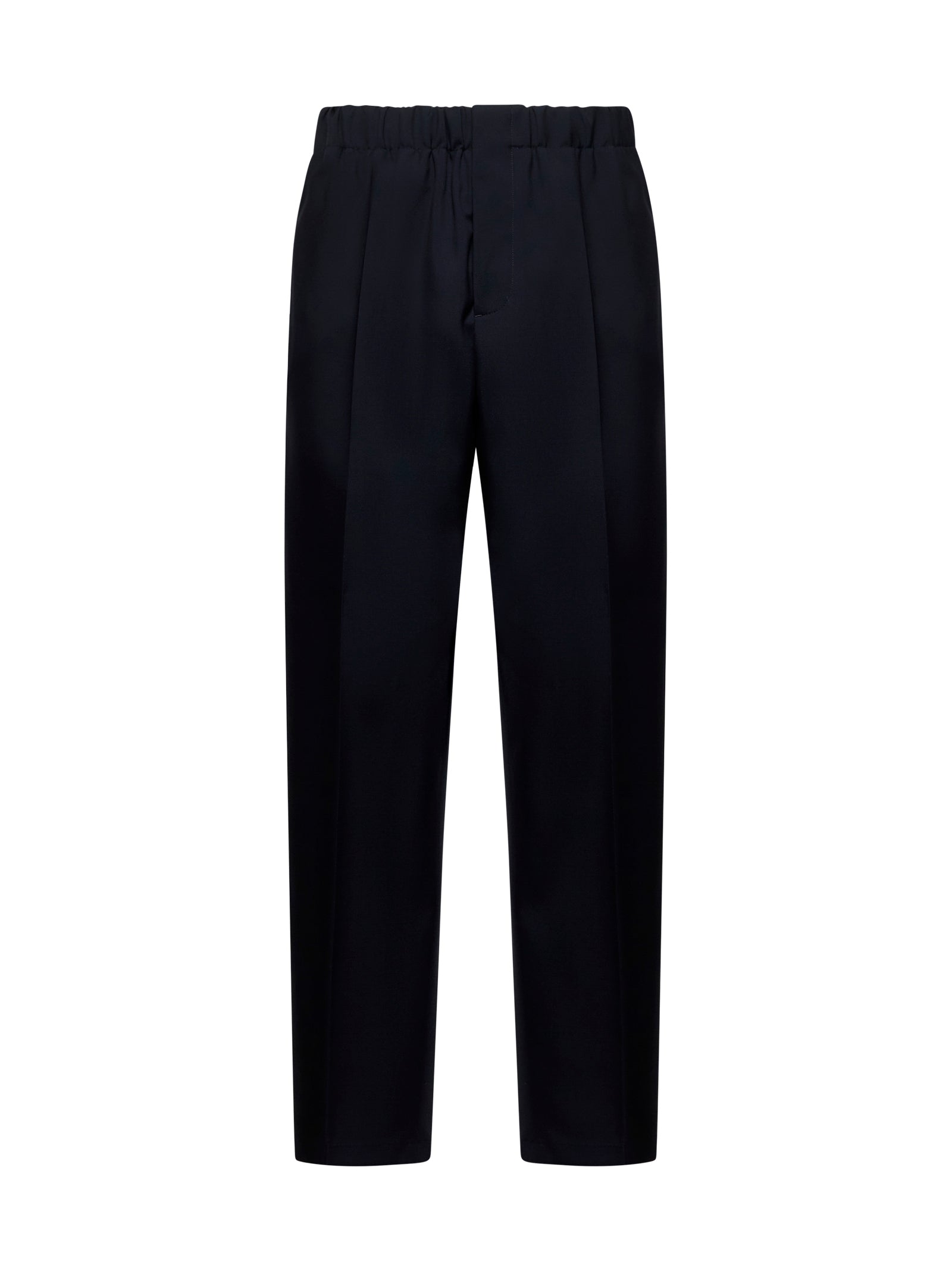 Jil Sander Men Blue Gabardine Tapered Trousers JIL SANDER