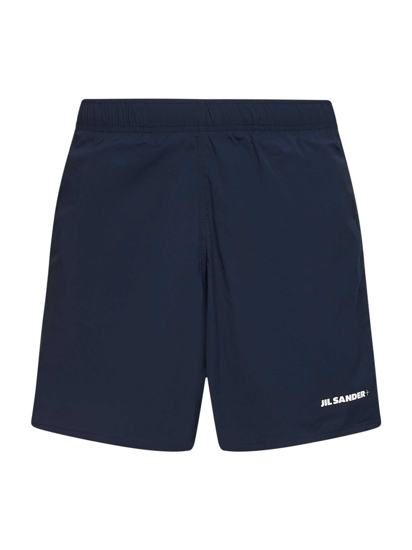 Jil Sander Men Blue Stretch Nylon Logo Swim Shorts JIL SANDER