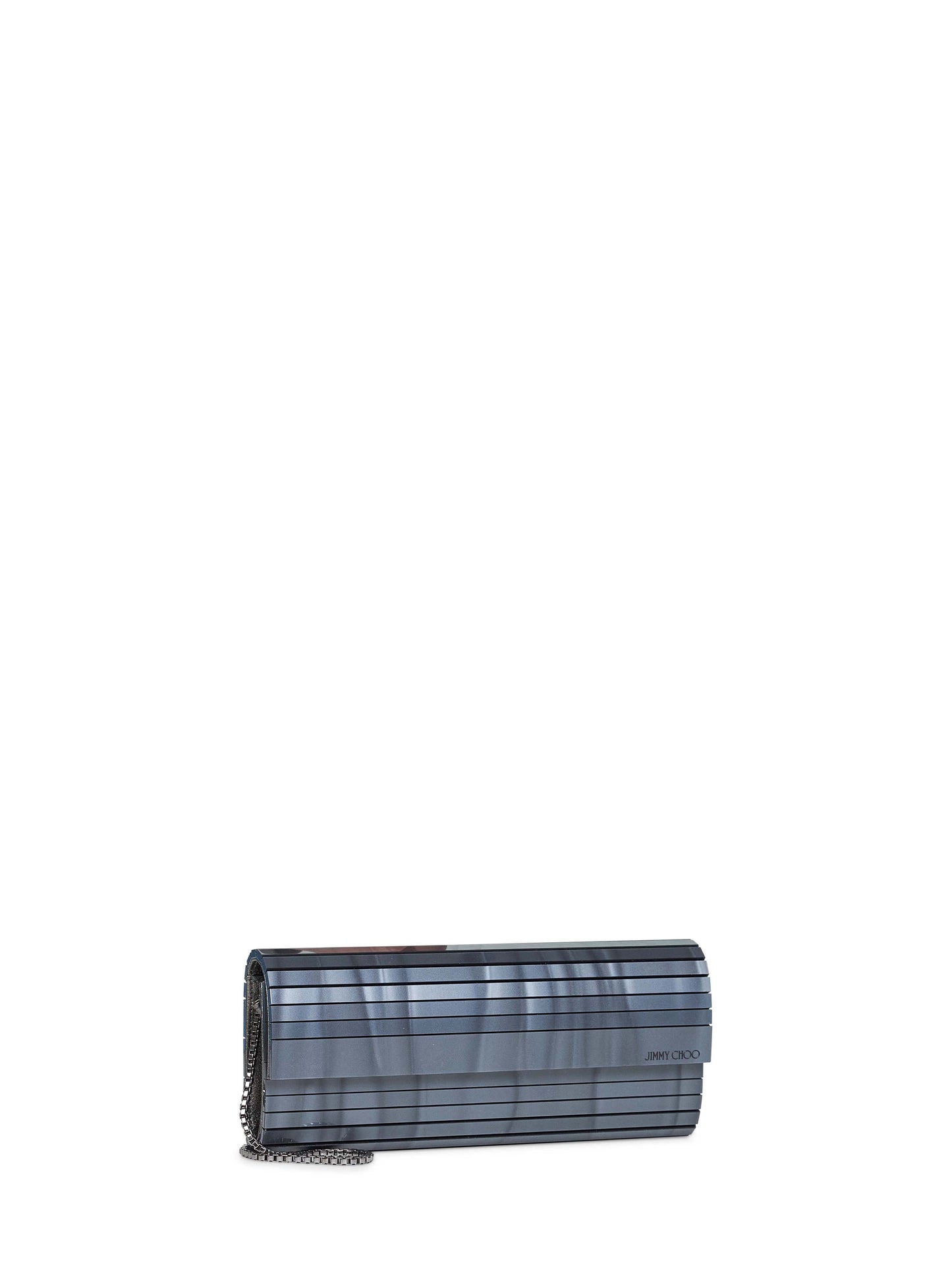 Jimmy Choo Women Grey Mother-Of-Pearl Sweetie Shoulder Bag JIMMY CHOO