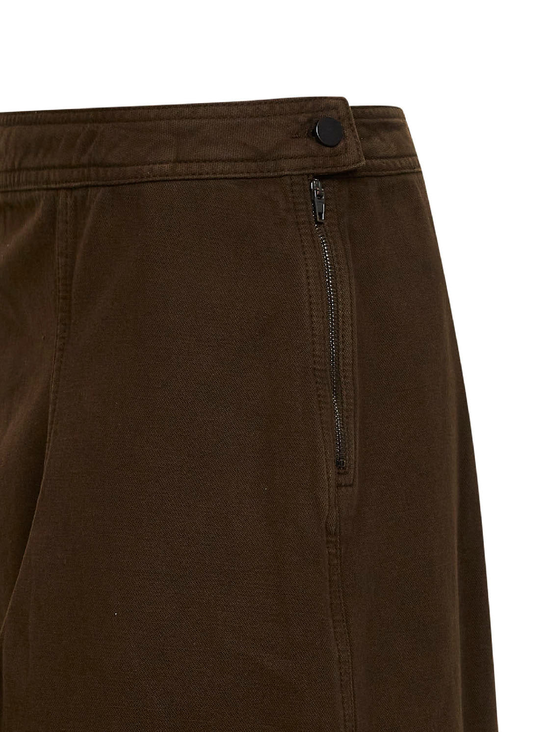 Lemaire Women Cocoa Denim Asymmetric Skirt LEMAIRE