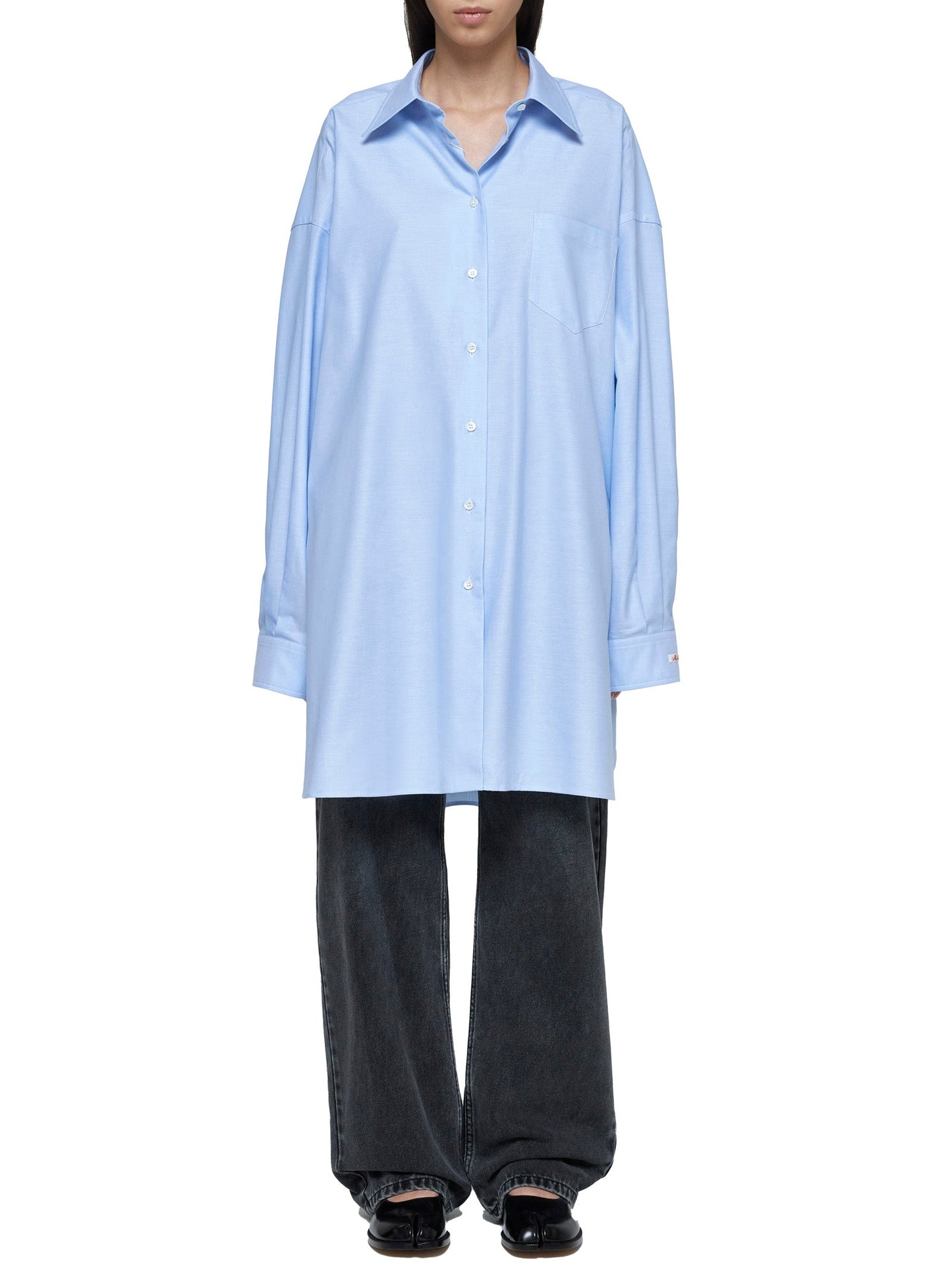 Maison Margiela Women Black 'Cut' Jeans By Maison Margiela MAISON MARGIELA