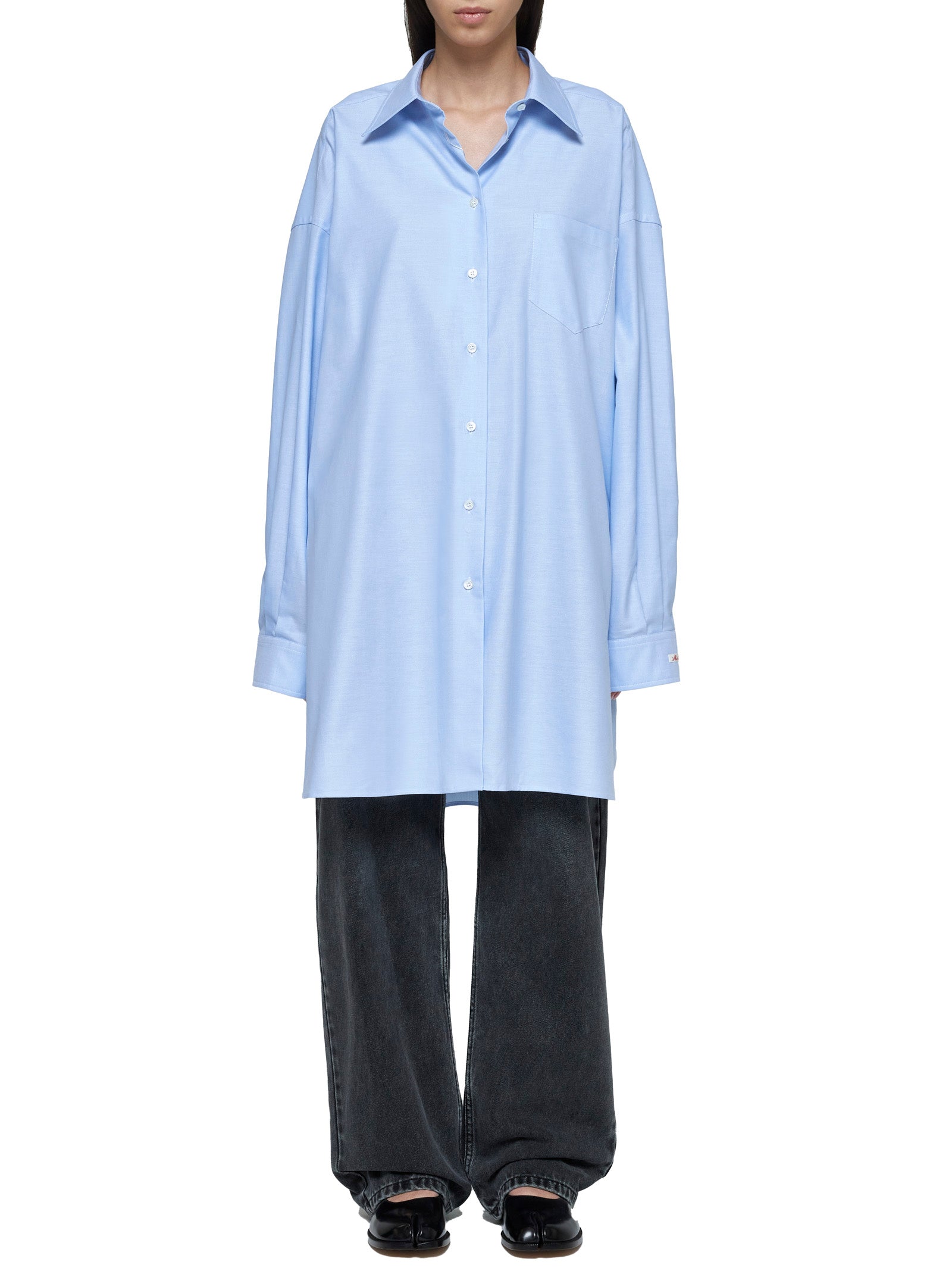 Maison Margiela Women Black 'Cut' Jeans By Maison Margiela MAISON MARGIELA