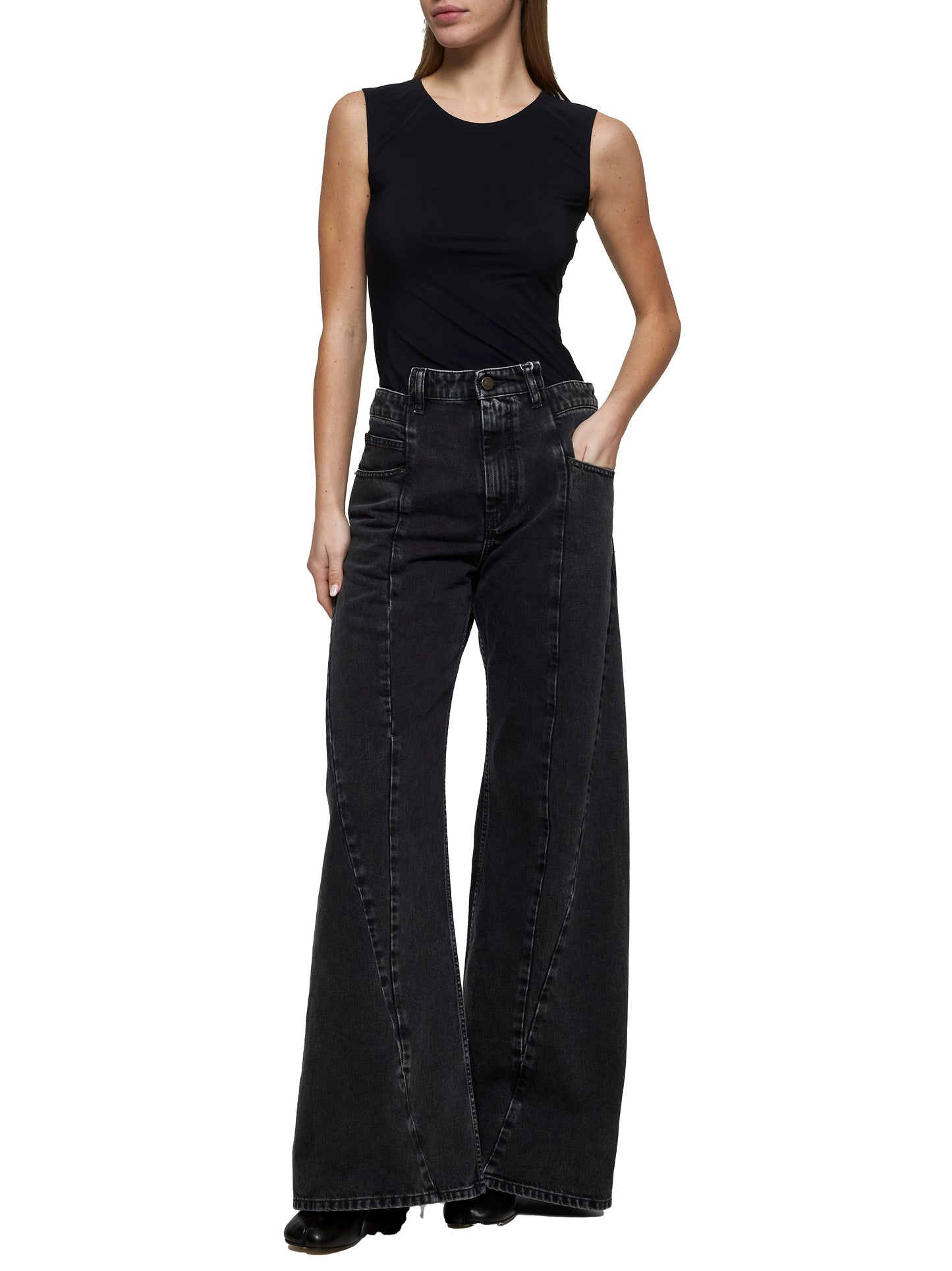 Maison Margiela Women Black Decortiqué Jeans MAISON MARGIELA