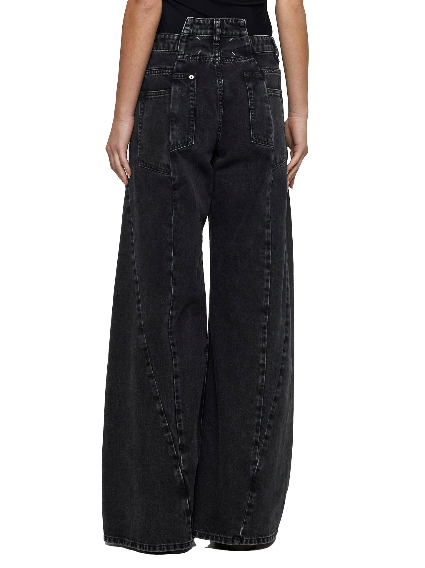 Maison Margiela Women Black Decortiqué Jeans MAISON MARGIELA