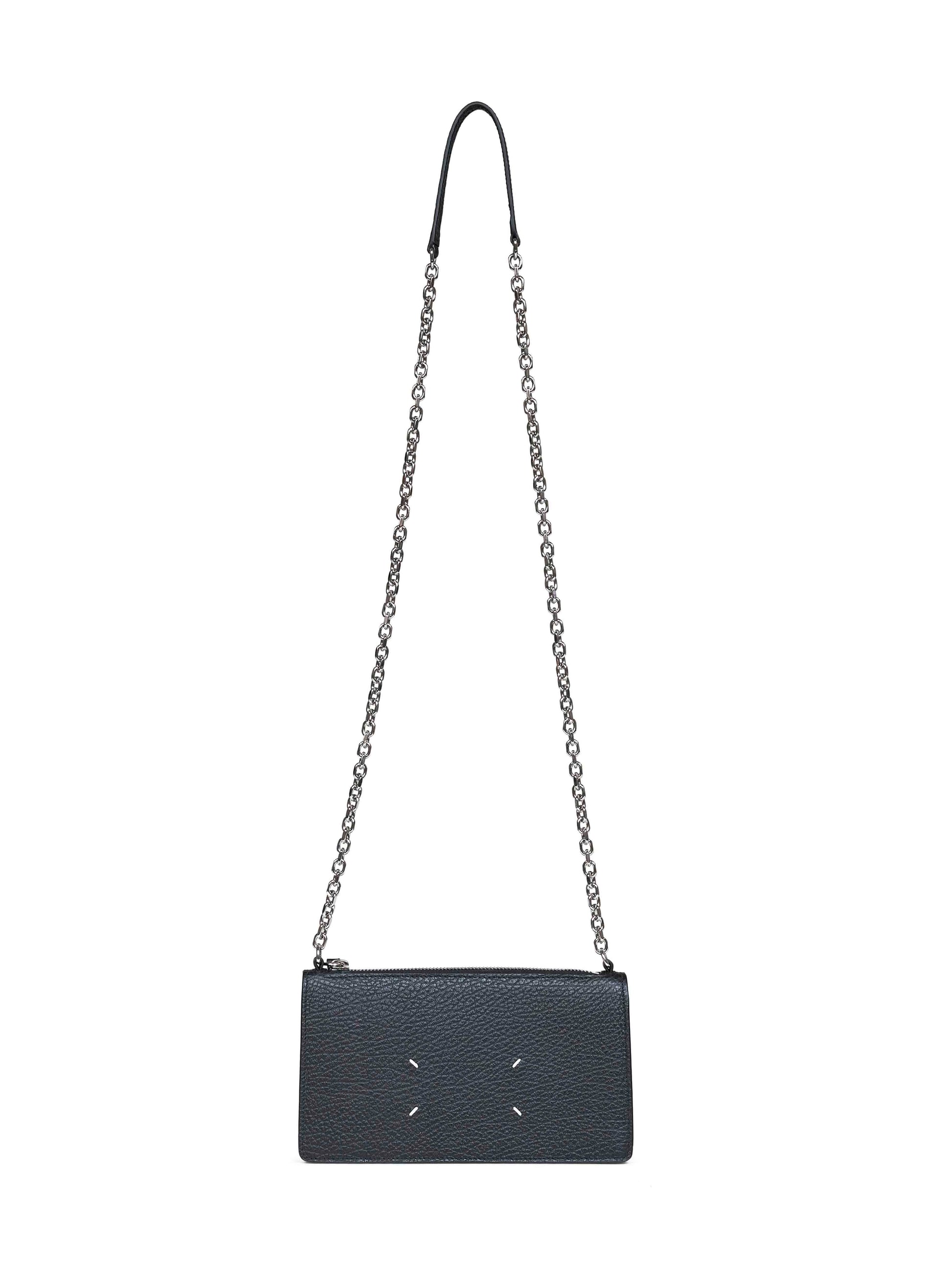Maison Margiela Women Black Four Stitches Mini Crossbody Bag MAISON MARGIELA