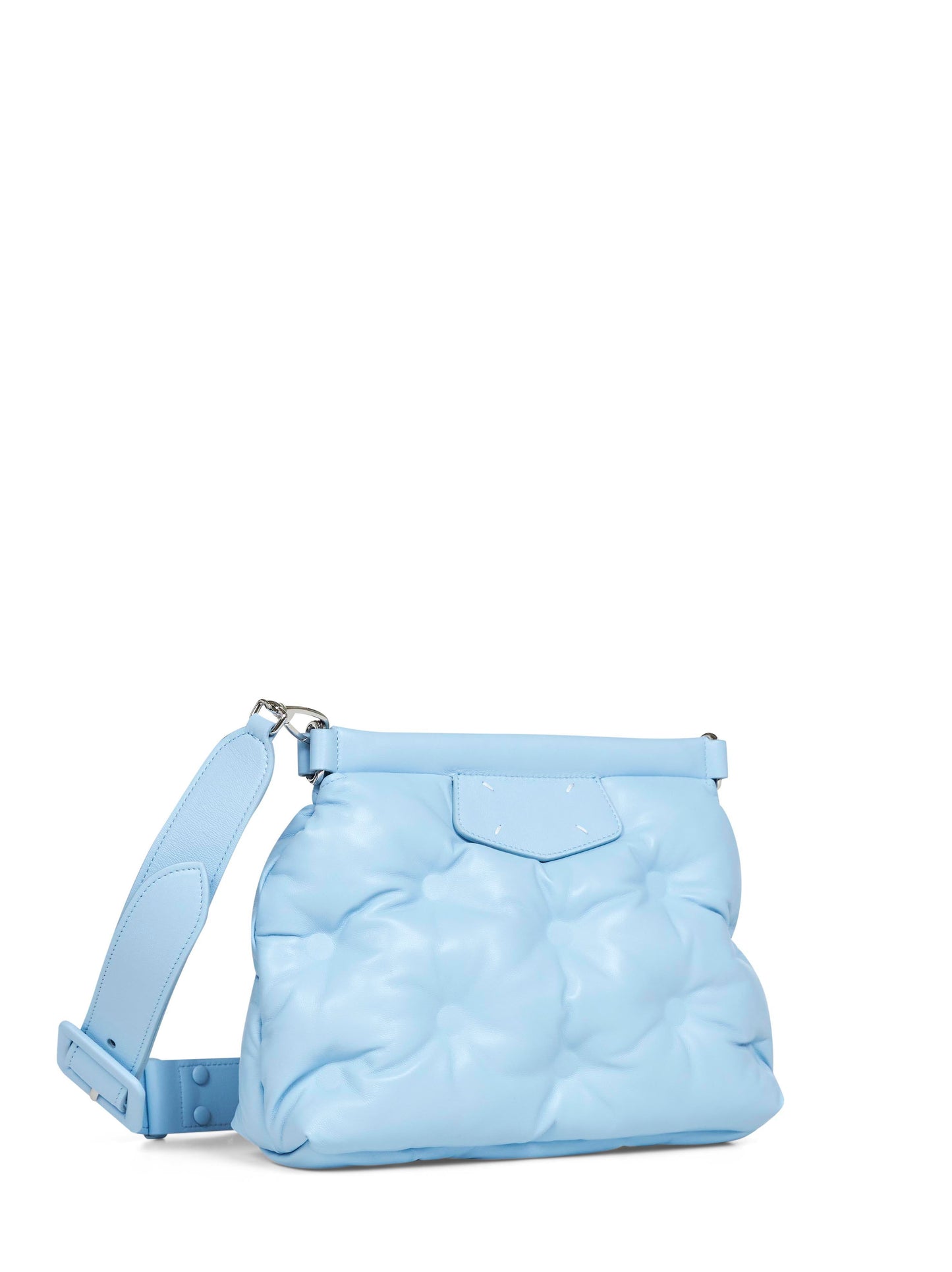 Maison Margiela Women Light Blue Glam Slam Classique Small Clutch Bag MAISON MARGIELA
