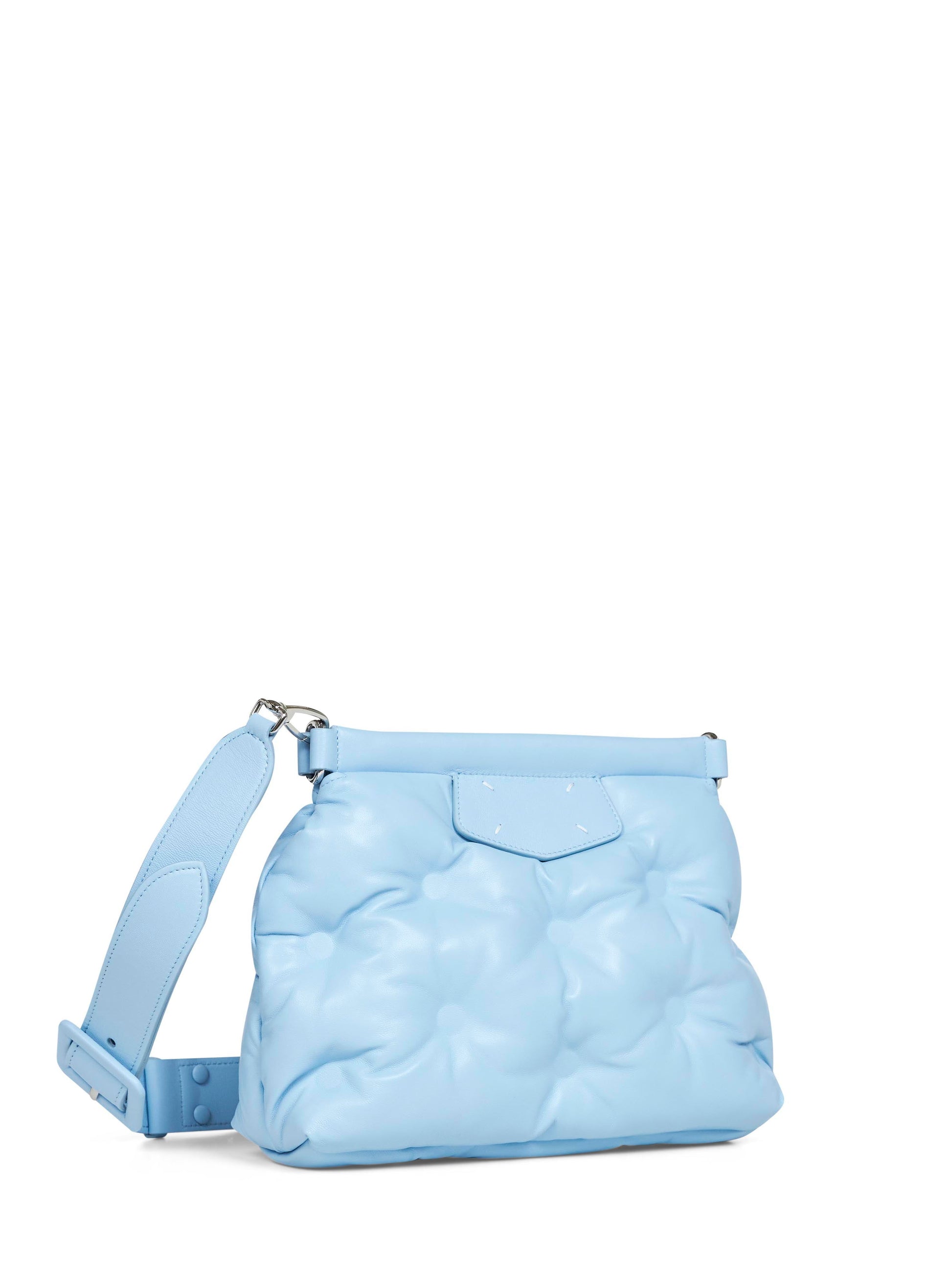 Maison Margiela Women Light Blue Glam Slam Classique Small Clutch Bag MAISON MARGIELA