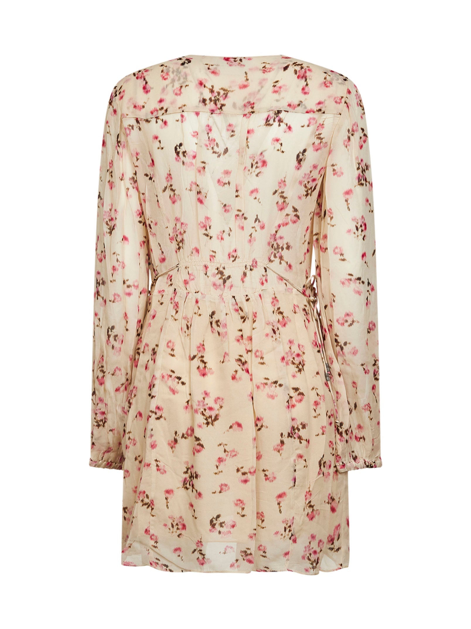 Marant Etoile Women Beige Printed Muslin Loriena Minidress ISABEL MARANT ETOILE