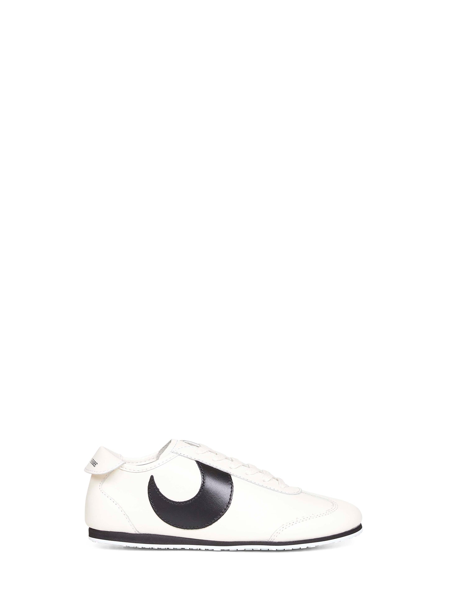Marine Serre Women White Matte Leather Ms Astra Sneakers MARINE SERRE