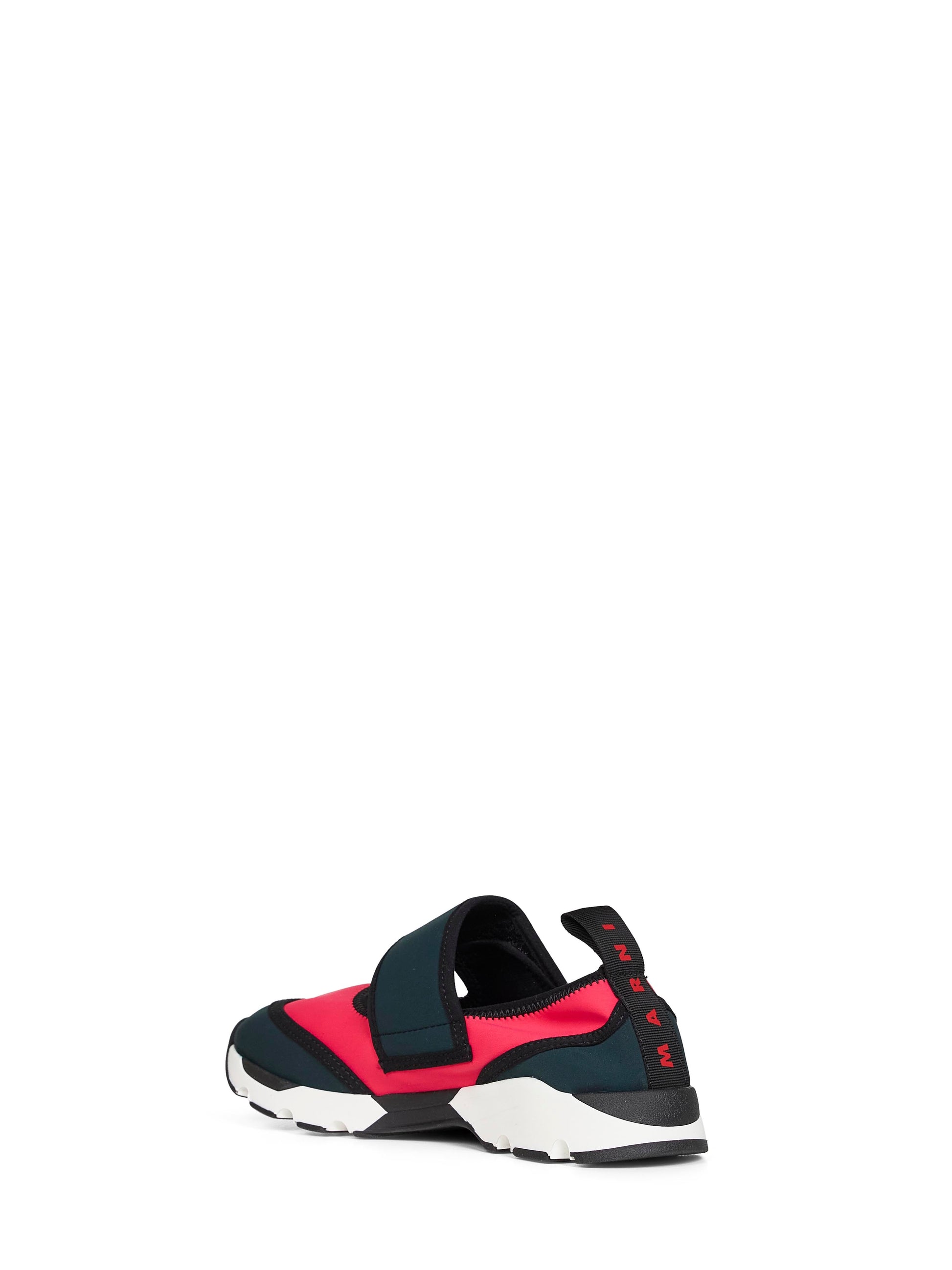 Marni Women Fuchsia And Green Lycra Mary Jane Running Sneaker MARNI