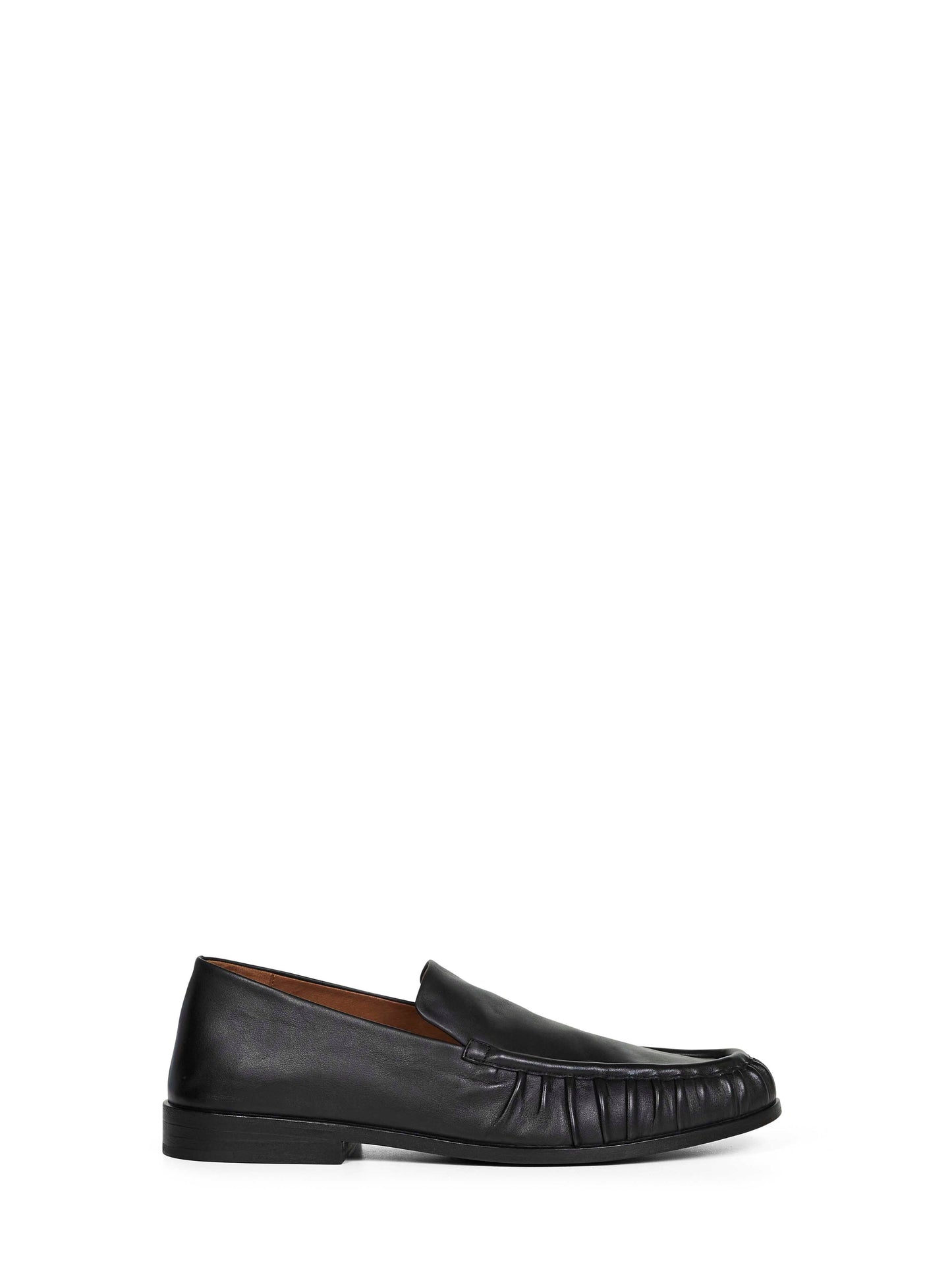 Marsell Men Black Soft Smooth Leather Loafers MARSELL