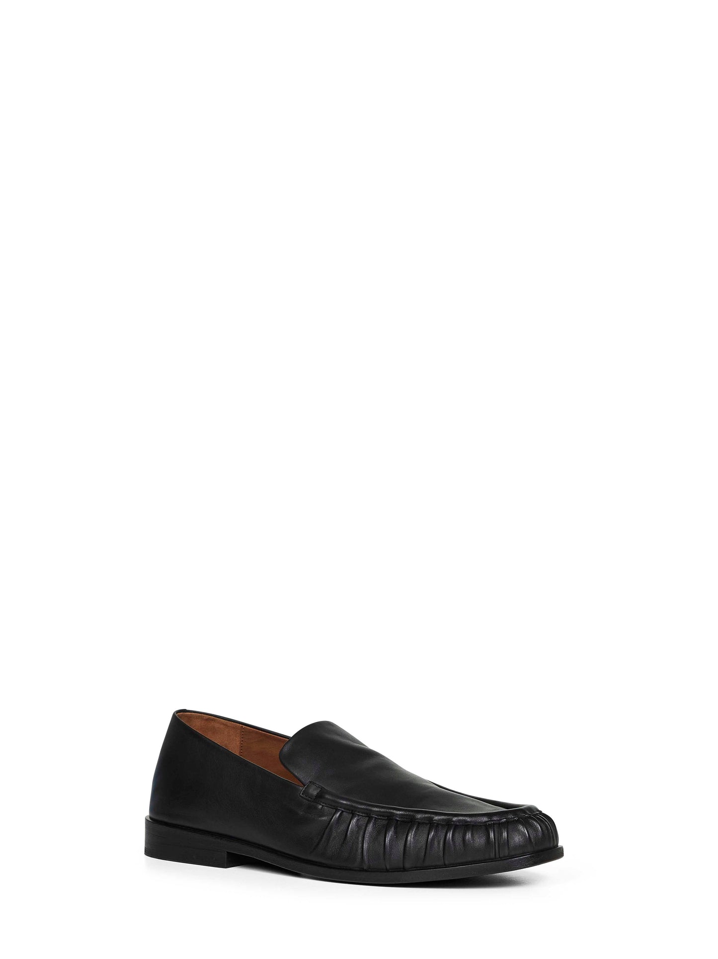 Marsell Men Black Soft Smooth Leather Loafers MARSELL