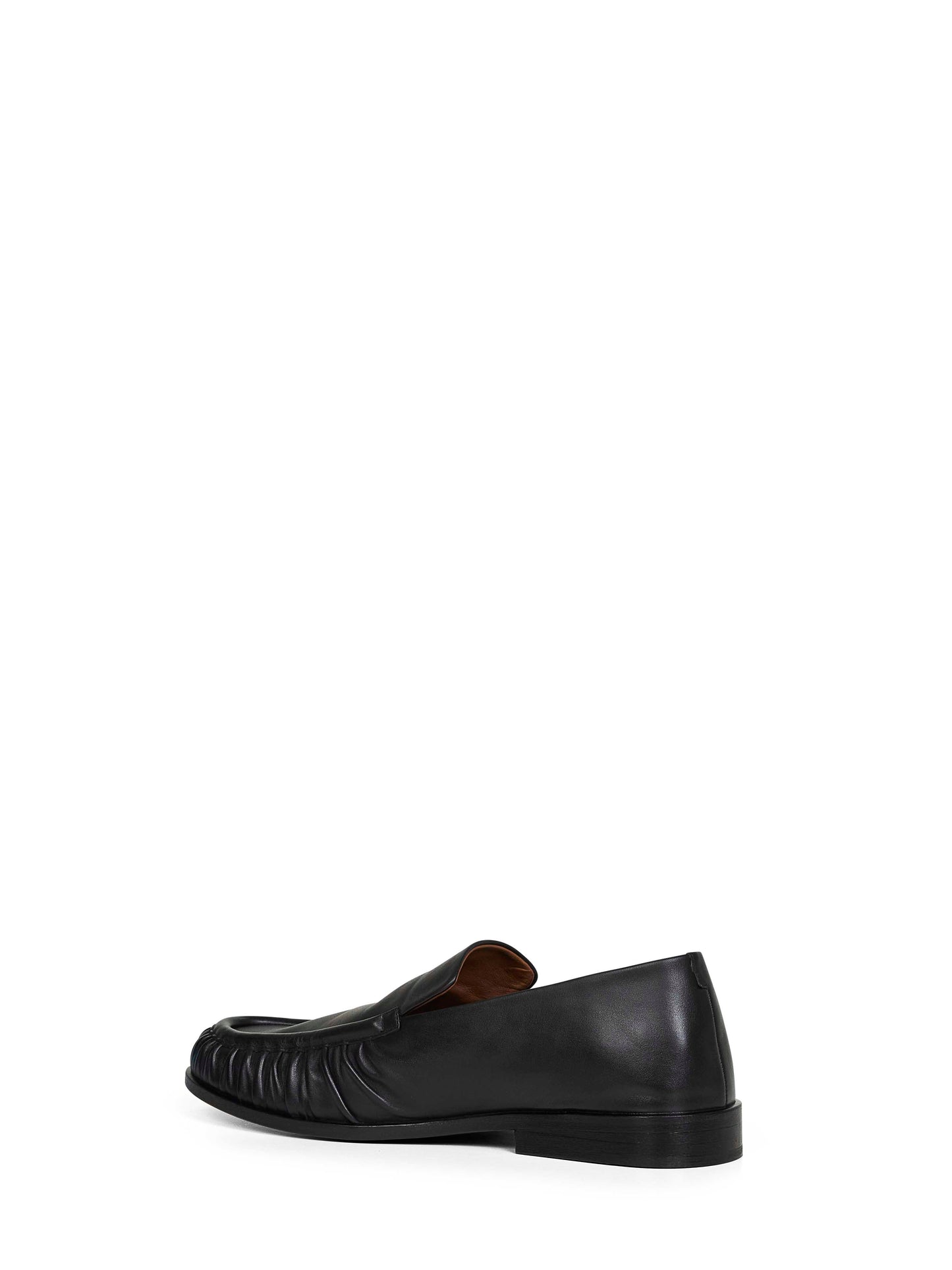 Marsell Men Black Soft Smooth Leather Loafers MARSELL