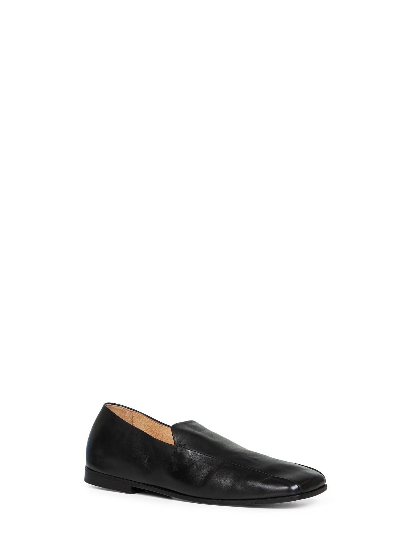 Marsell Men Black Smooth Leather Loafers MARSELL