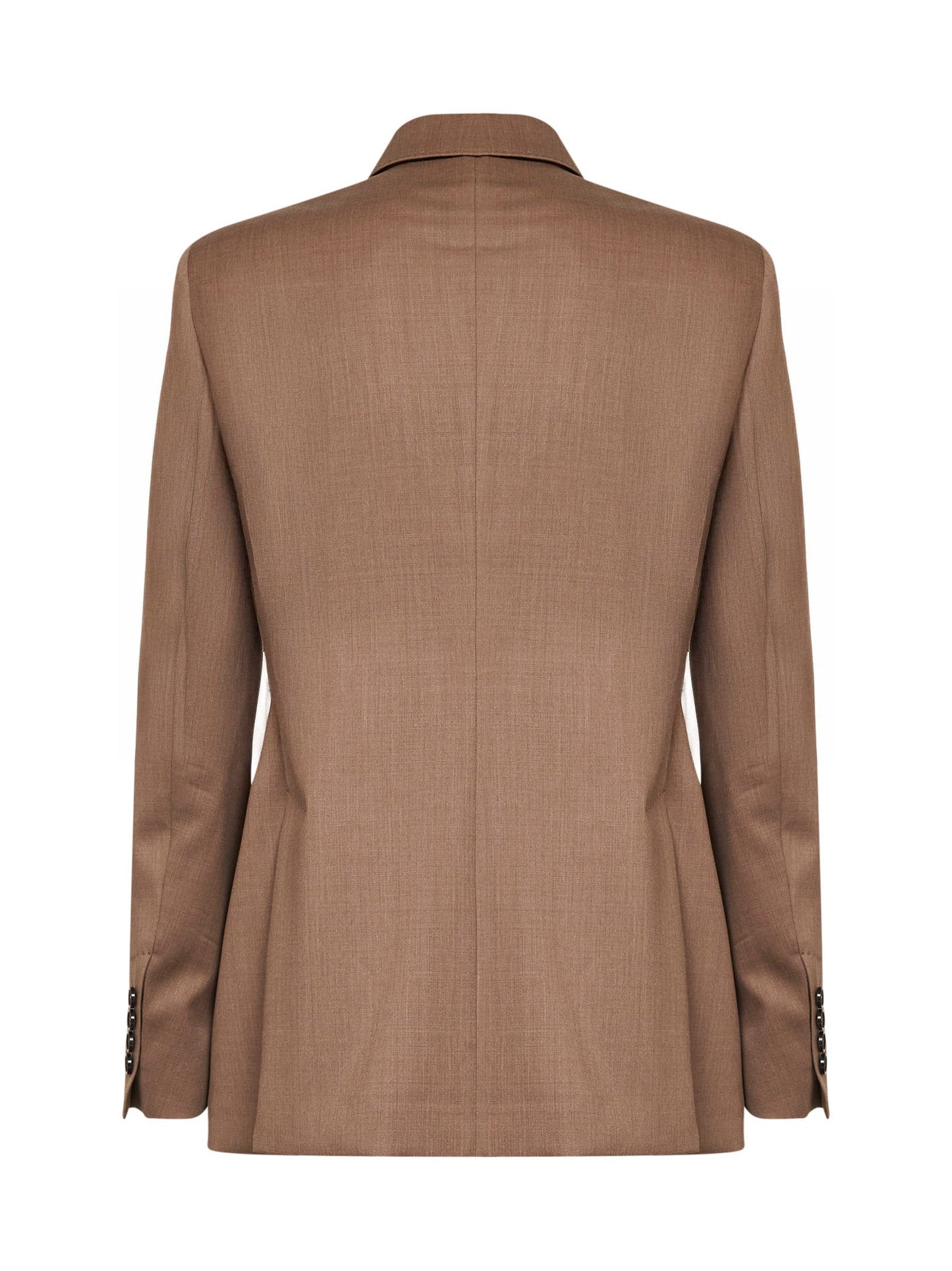 Max Mara Women Hazelnut Twill Mxmcupola Double-Breasted Blazer MAX MARA