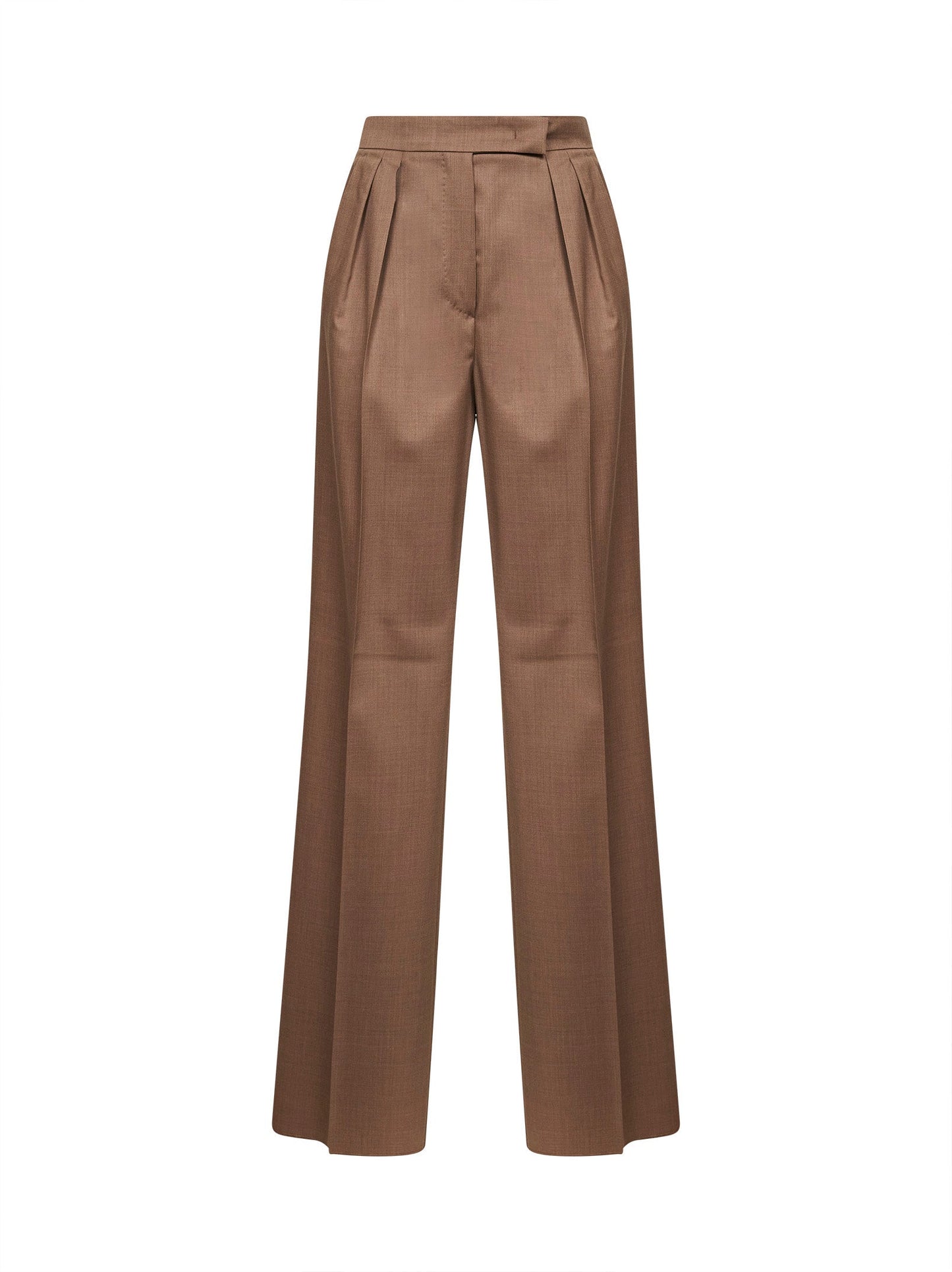 Max Mara Women Hazelnut Twill Mxmzimino Straight Trousers MAX MARA