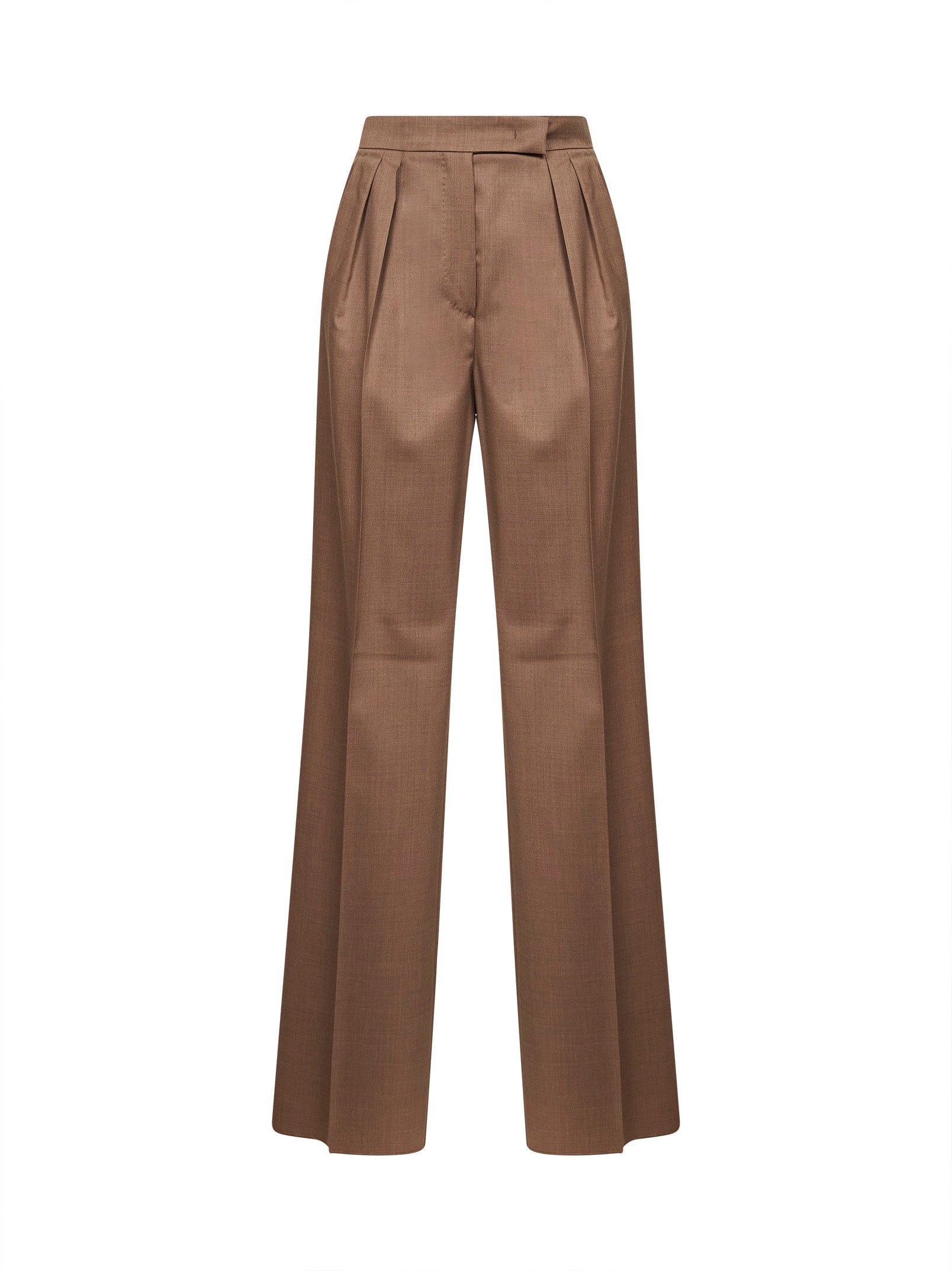 Max Mara Women Hazelnut Twill Mxmzimino Straight Trousers MAX MARA