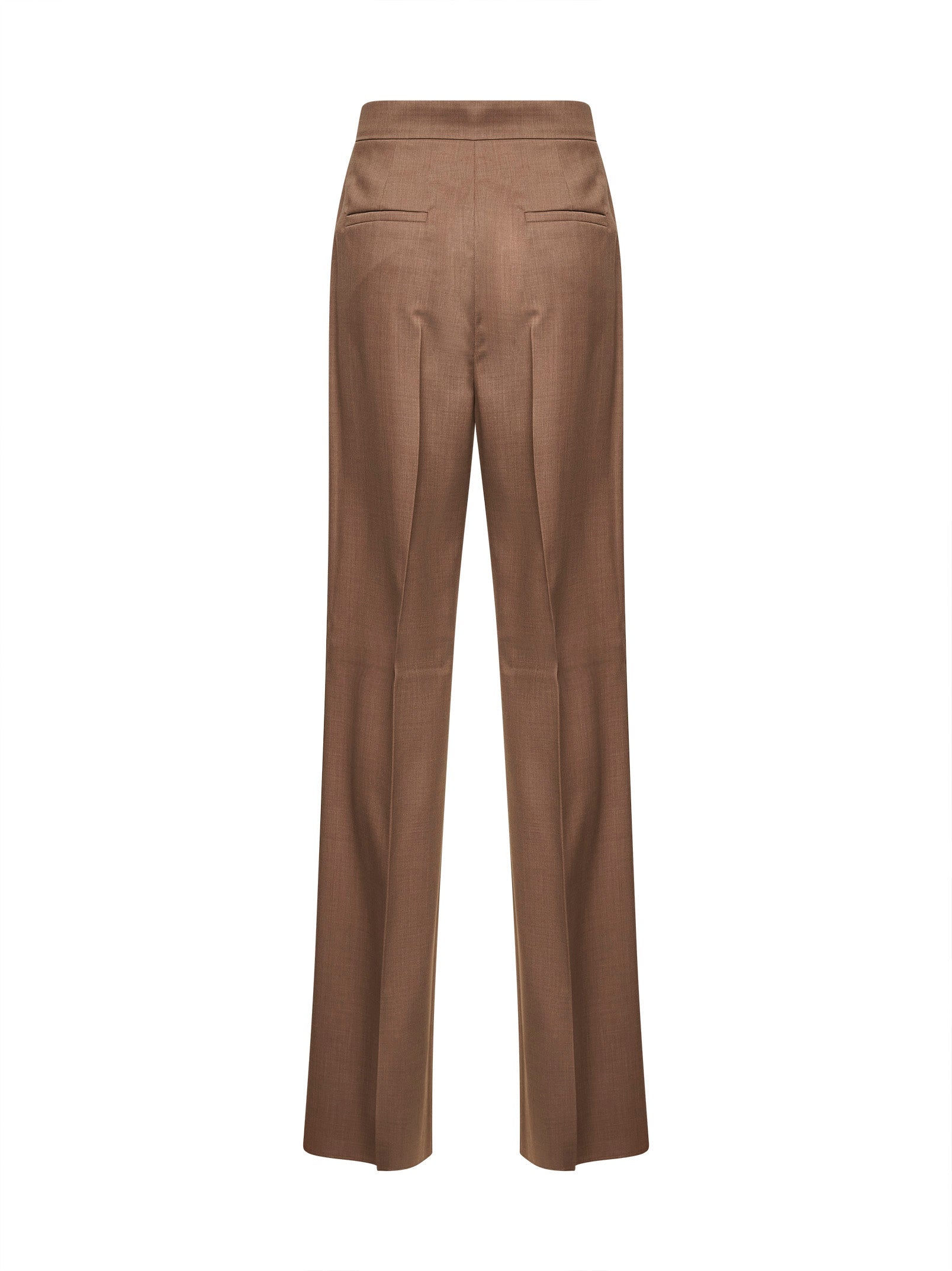 Max Mara Women Hazelnut Twill Mxmzimino Straight Trousers MAX MARA