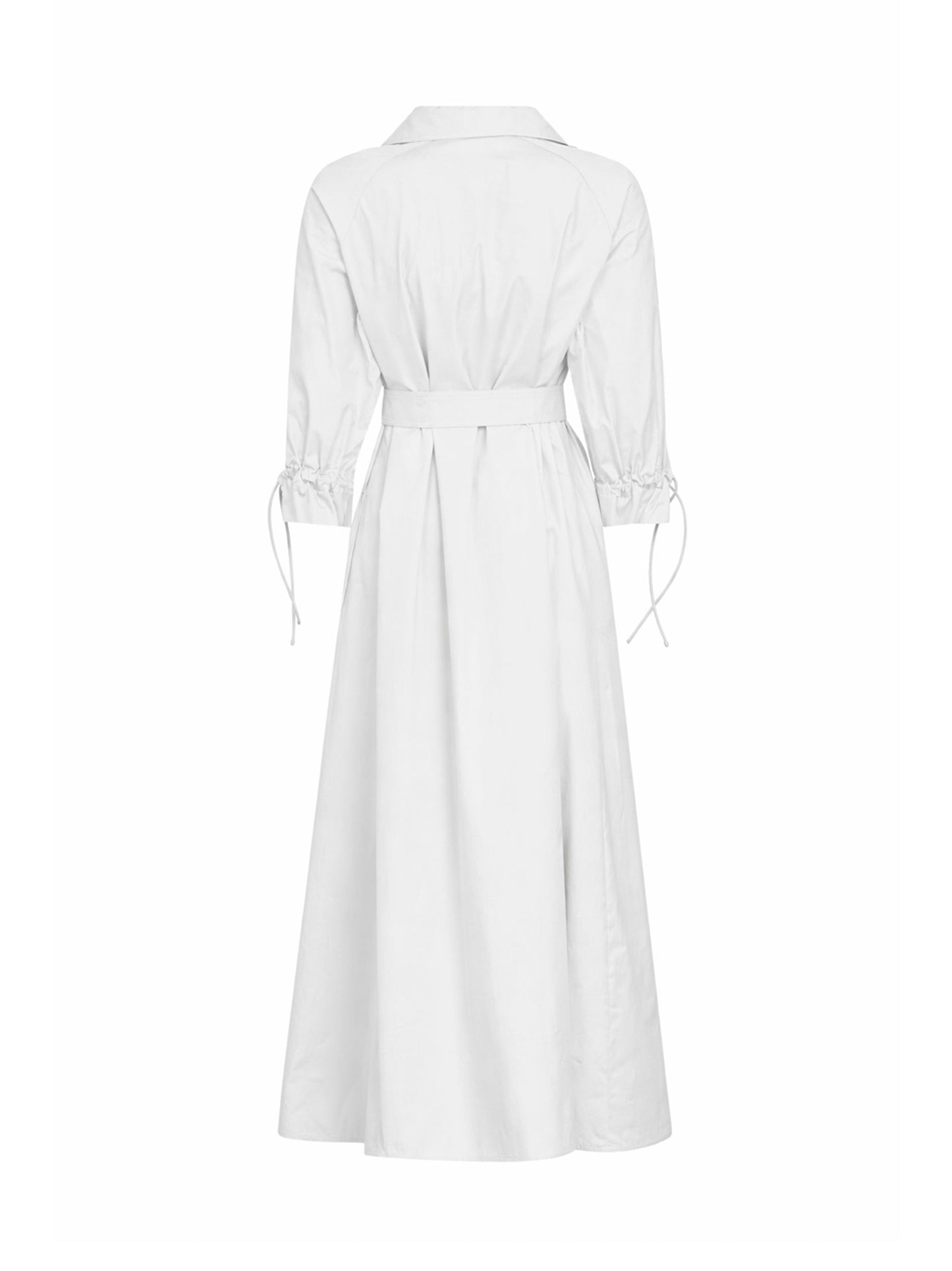 Max Mara Women White Cotton Poplin Mxmmirto Oversized Dress MAX MARA