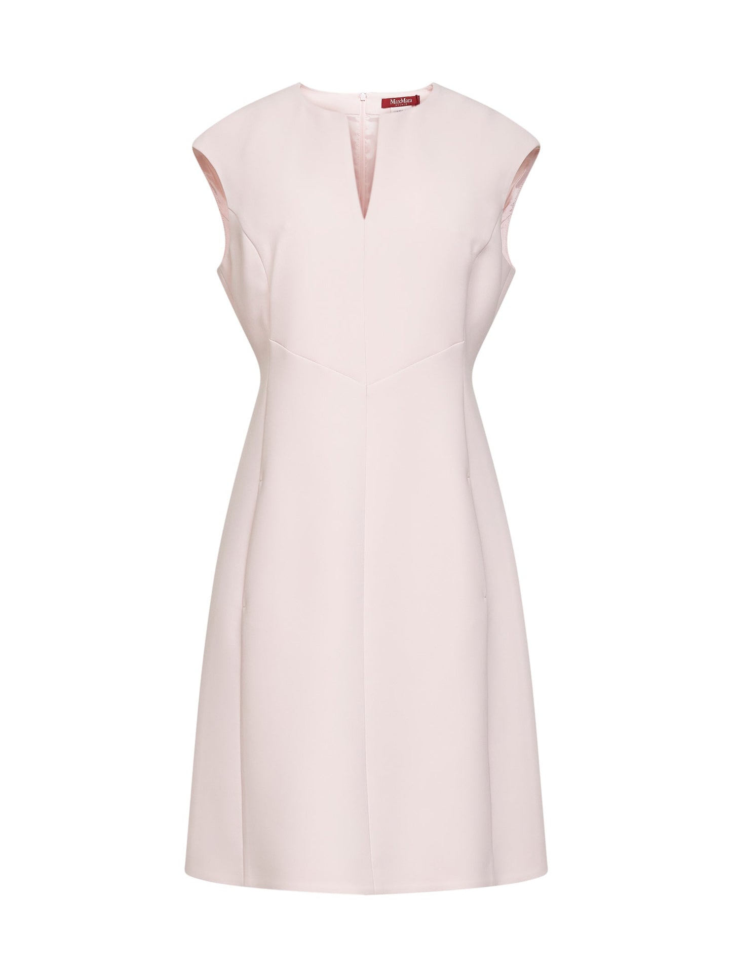 Max Mara Studio Women Pink Cady Mstgiunto Short Princess-Line Dress MAX MARA STUDIO