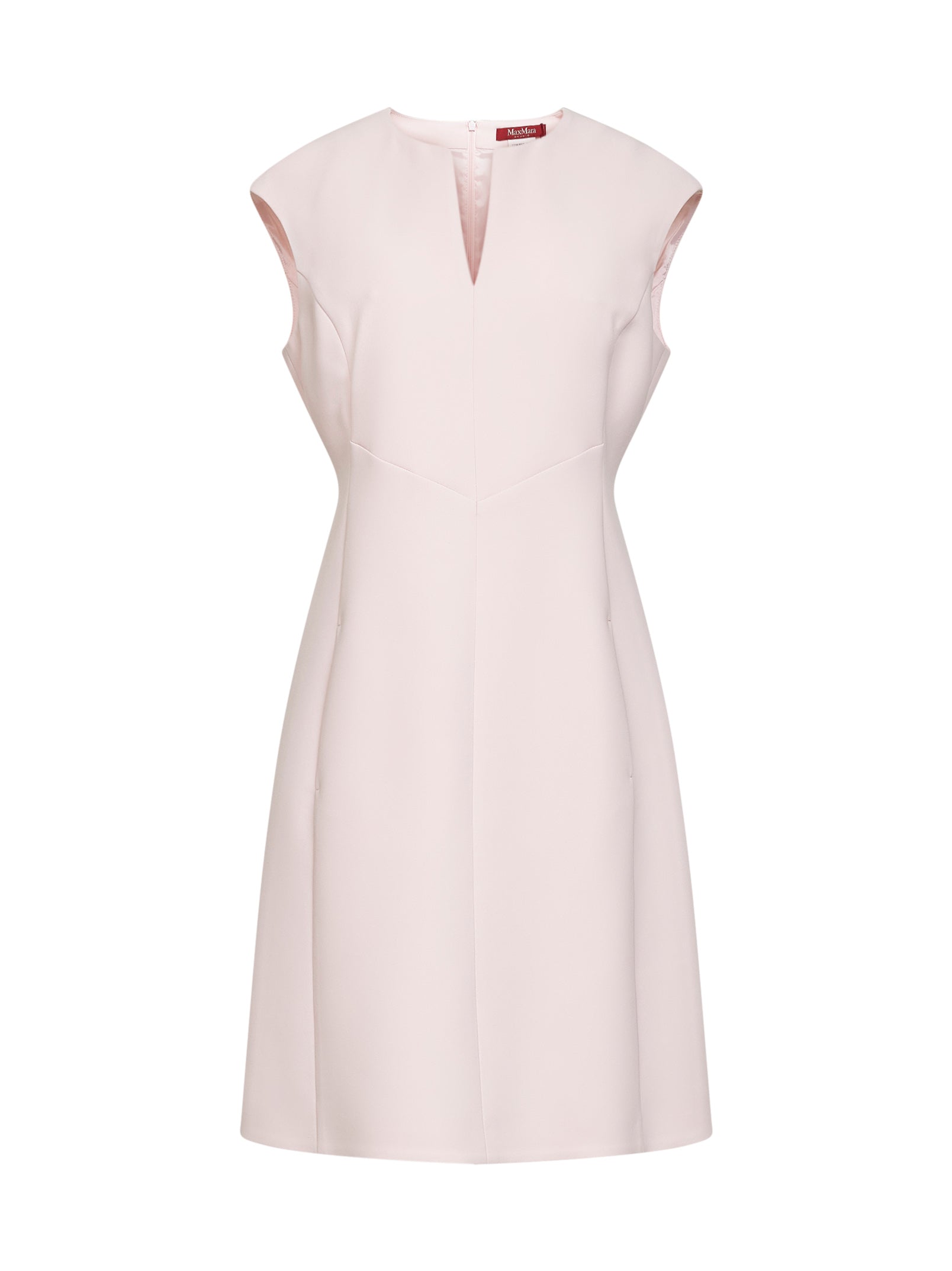 Max Mara Studio Women Pink Cady Mstgiunto Short Princess-Line Dress MAX MARA STUDIO