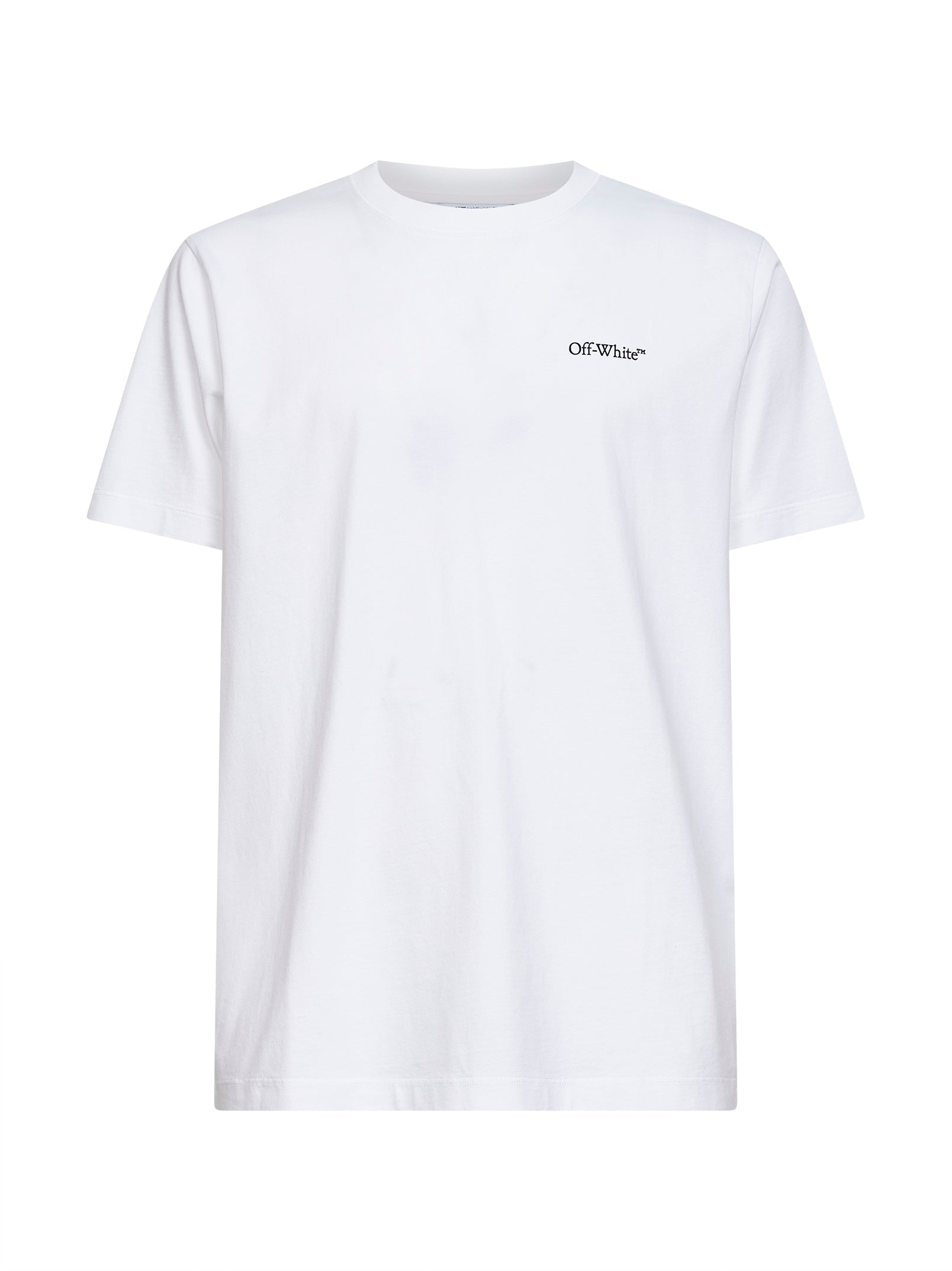Off White Men White Jersey Metal Arrow Slim T-Shirt<Br/> OFF-WHITE