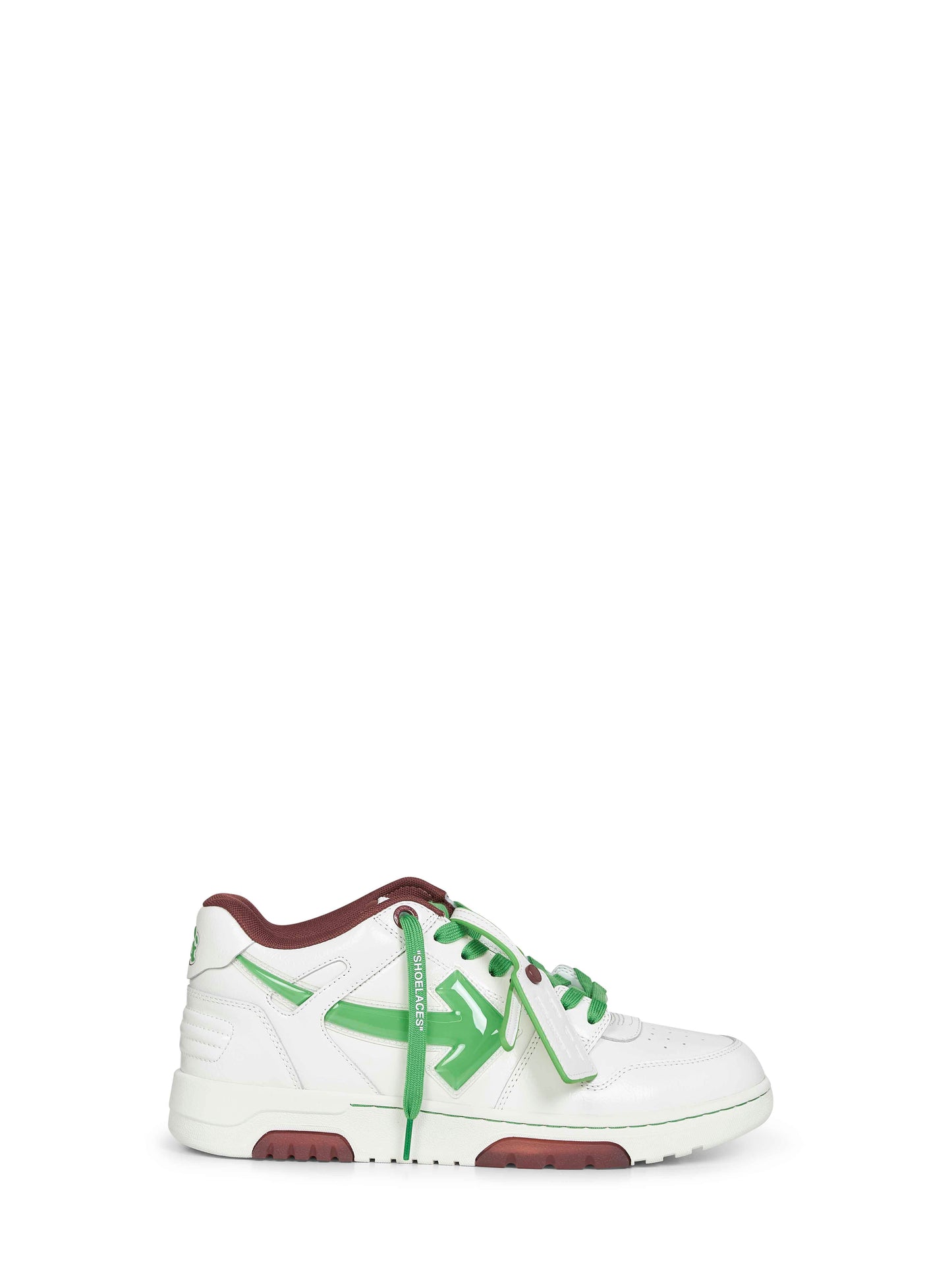 Off White Men White And Green Out Off Office Sneakers OFF-WHITE
