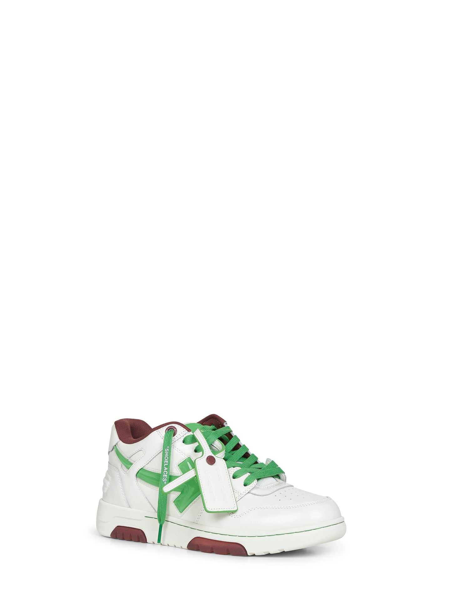 Off White Men White And Green Out Off Office Sneakers OFF-WHITE