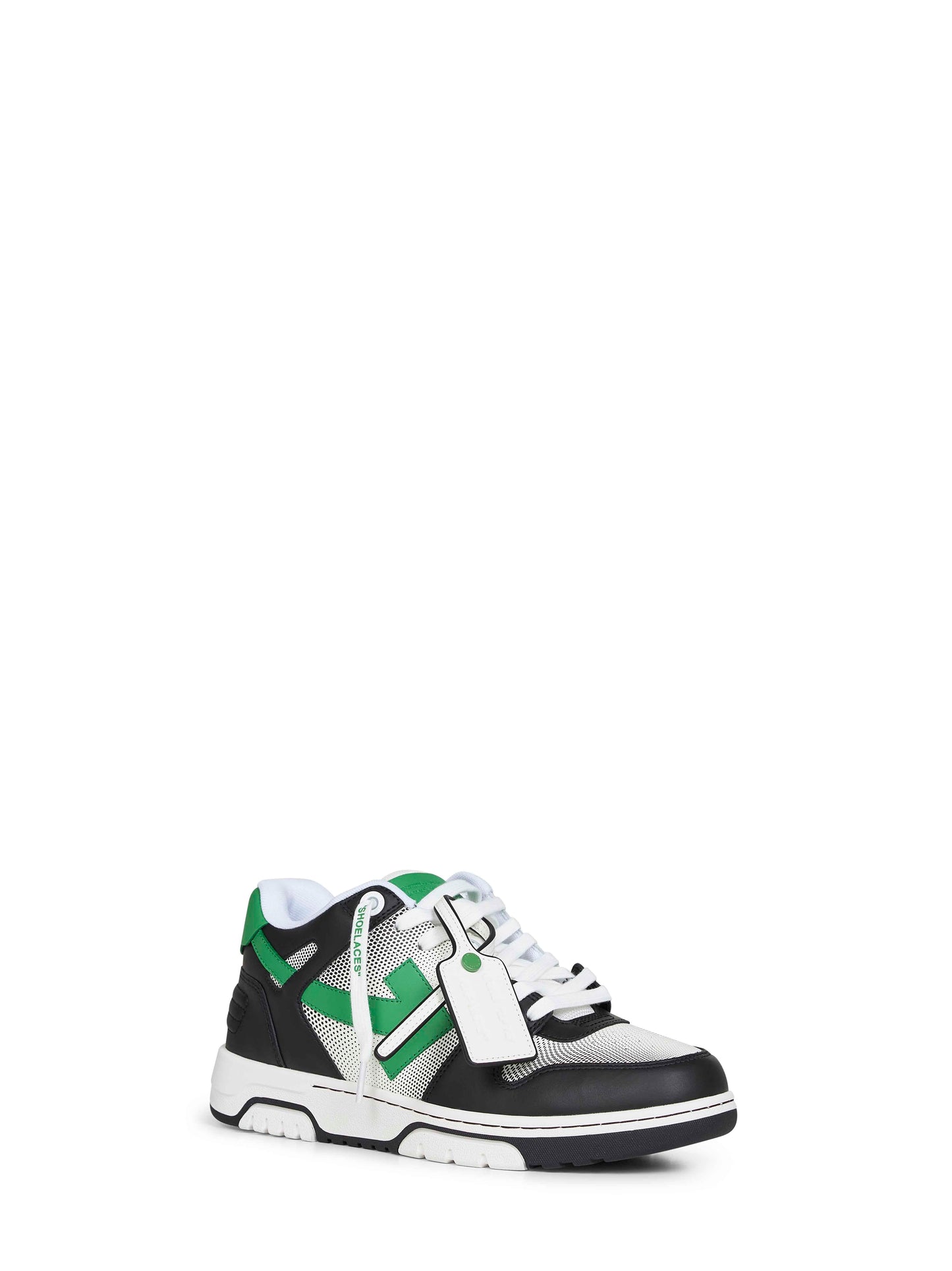 Off White Men Black And Green Out Off Office Calf Gradient Sneakers OFF-WHITE