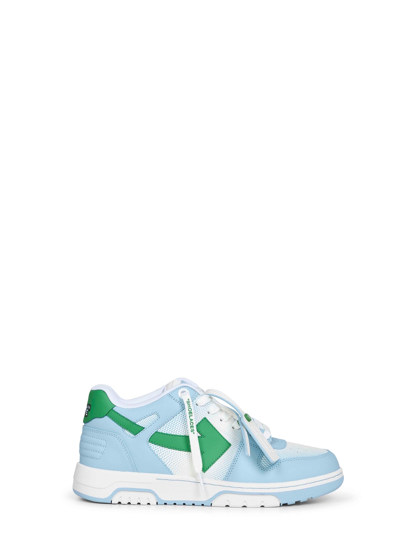 Off White Men Baby Blue And Green Out Off Office Calf Gradient Sneakers OFF-WHITE