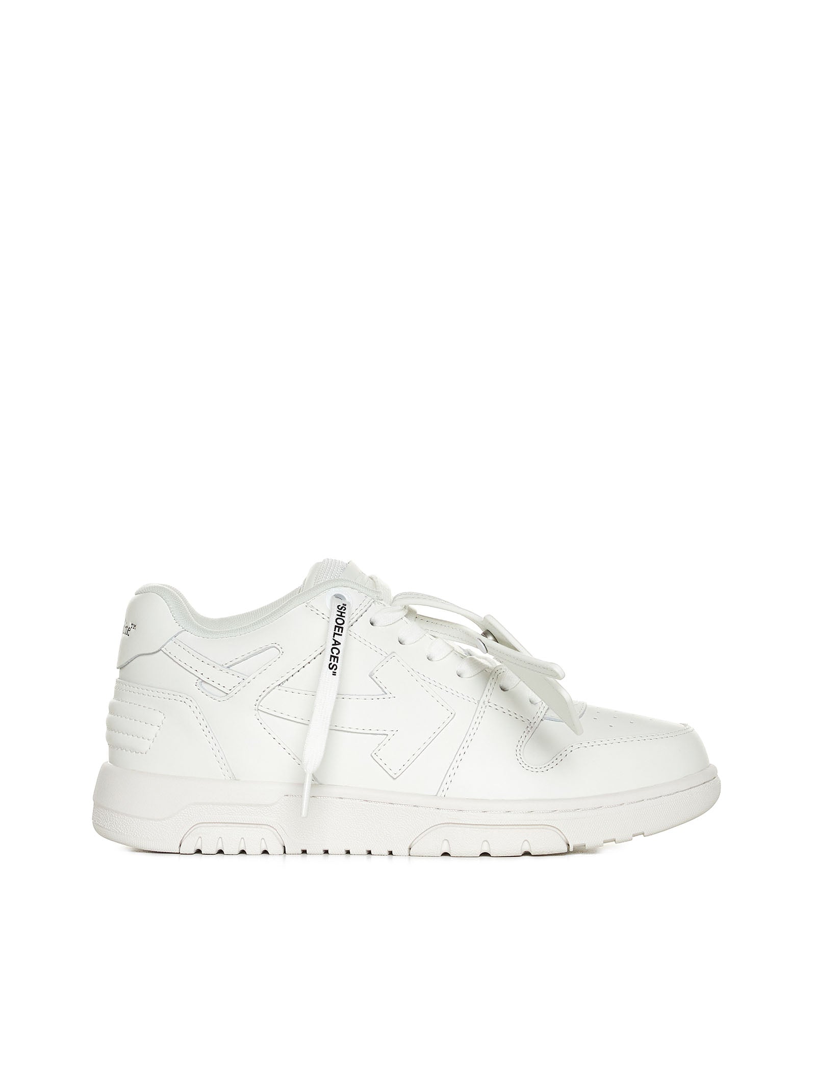 Off White Women "Out Of Office Sneakers In Leather" OFF-WHITE