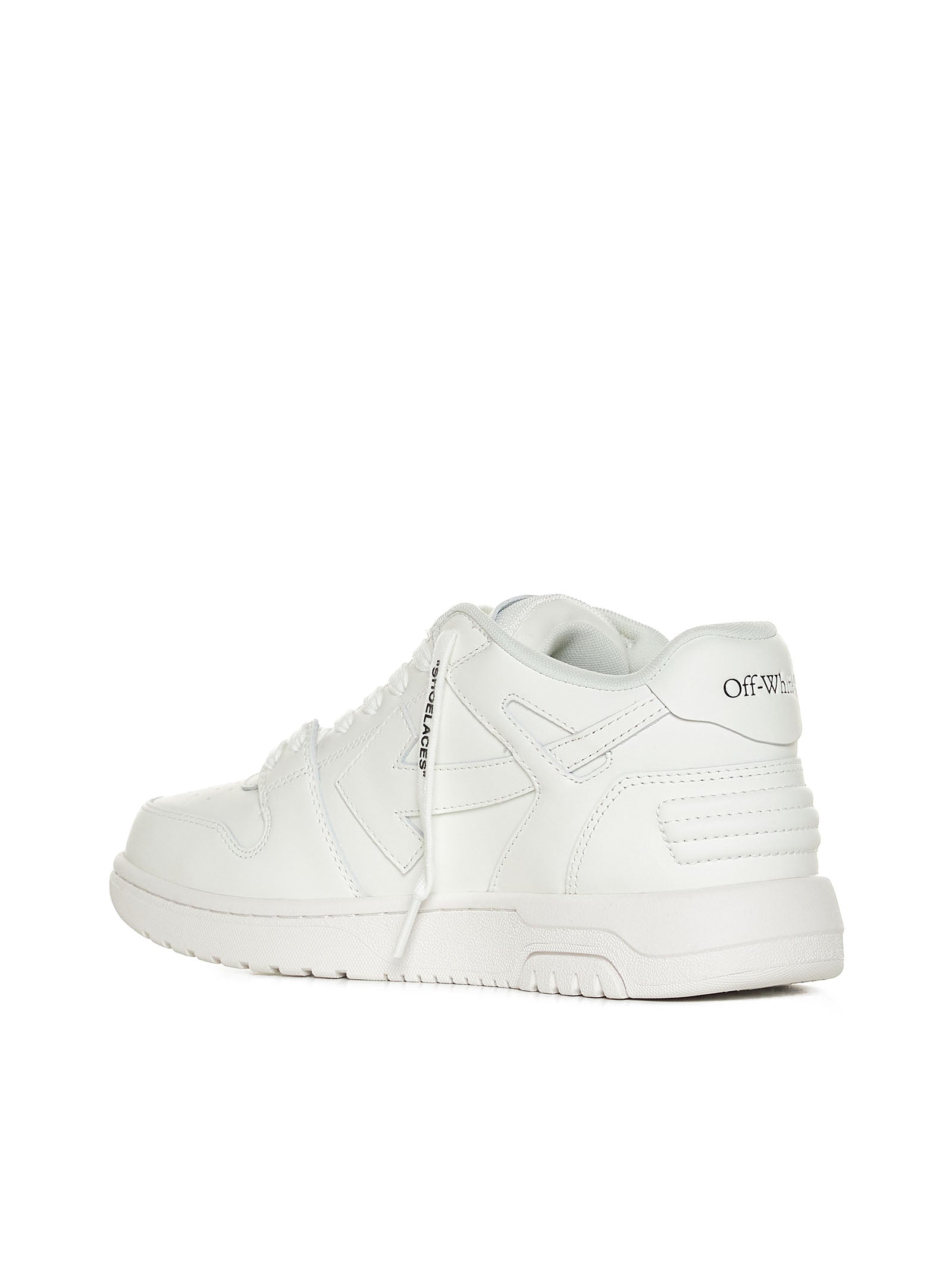 Off White Women "Out Of Office Sneakers In Leather" OFF-WHITE