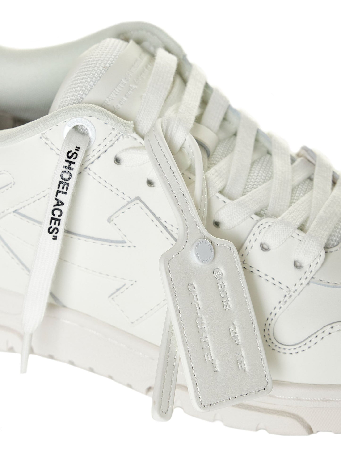 Off White Women "Out Of Office Sneakers In Leather" OFF-WHITE
