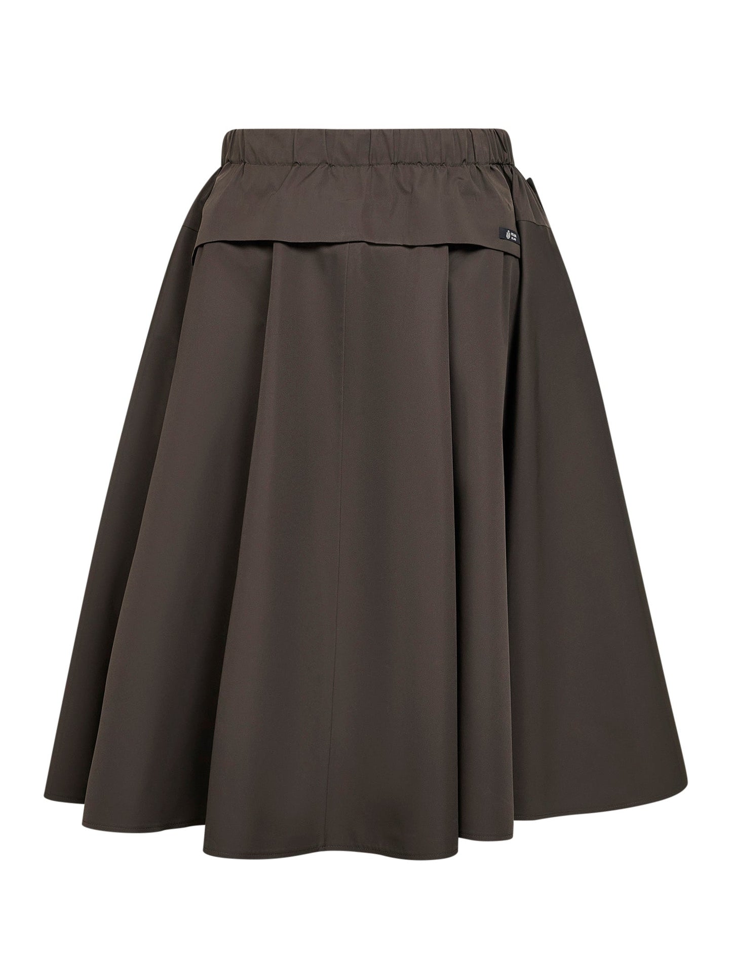 Prada Abbigliamento Women Green Technical Canvas Circle Midi Skirt PRADA