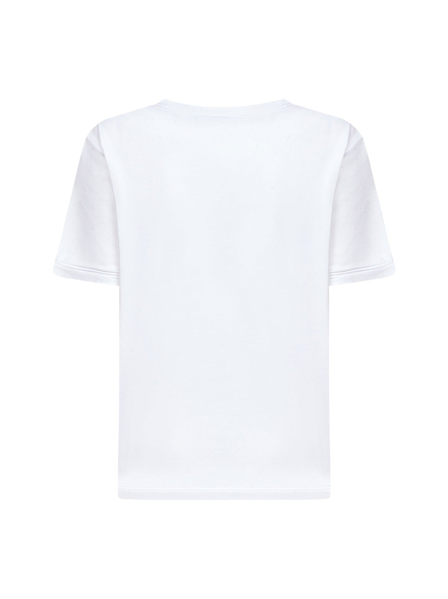 Prada Abbigliamento Women White Cotton Jersey Logo T-Shirt PRADA