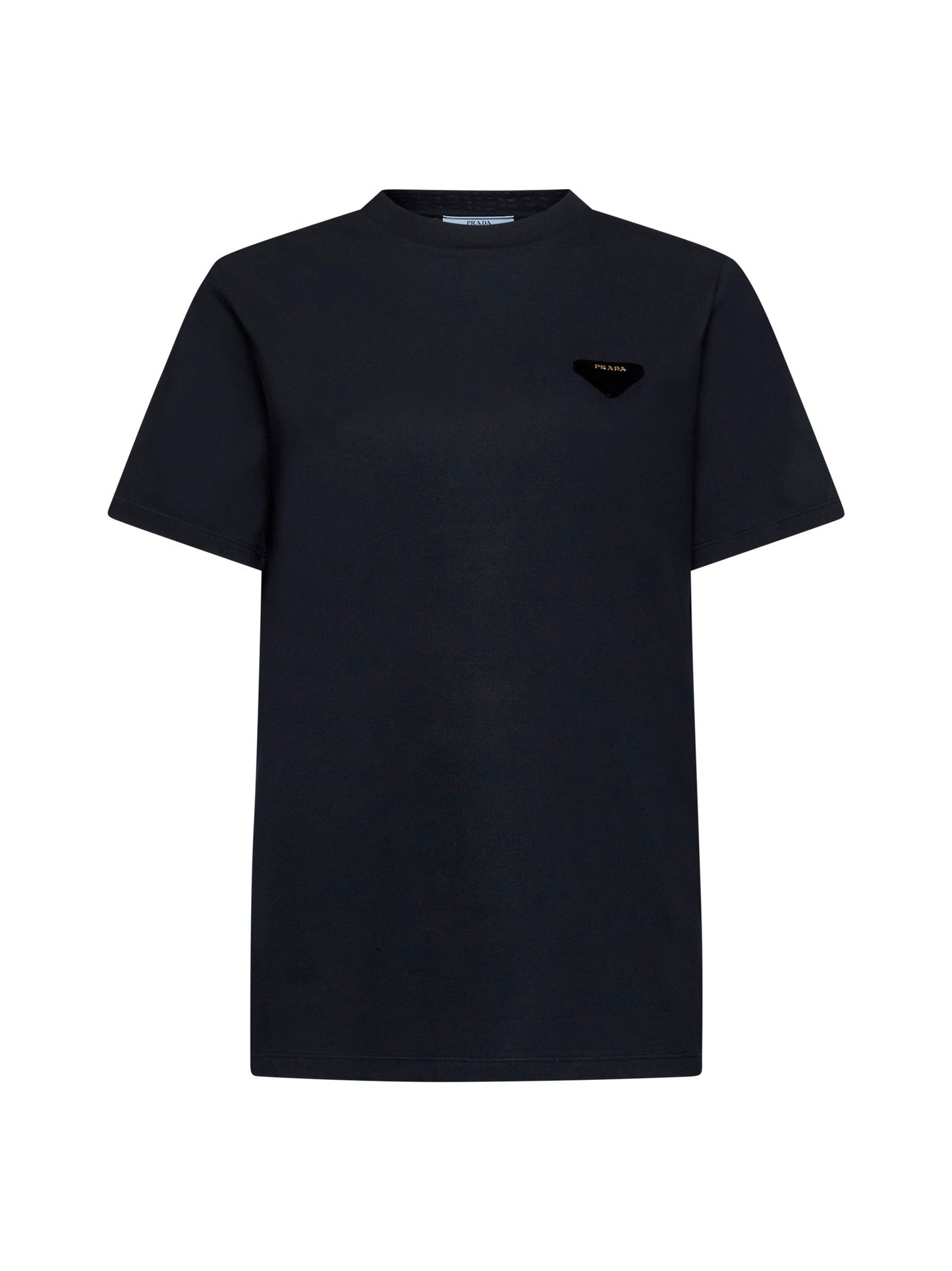 Prada Abbigliamento Women Logo Cotton T-Shirt PRADA